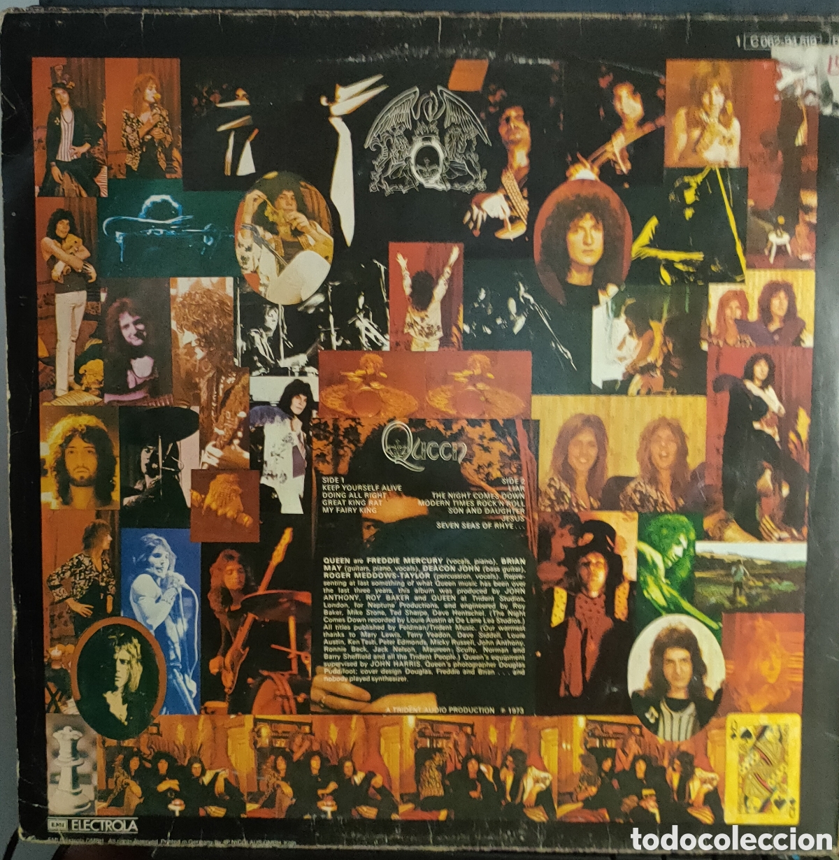 Discos de vinilo: Queen &ndash; Queen .. original 1973 .. Germany LP disco de vinilo - Foto 2
