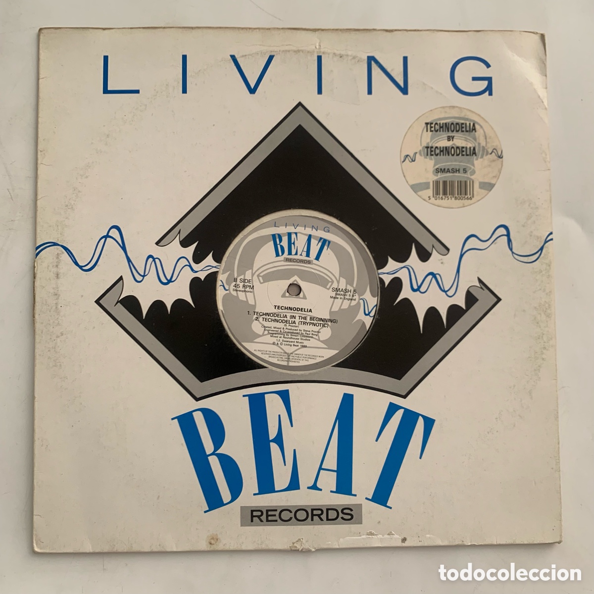 Discos de vinilo: maxi 12 Technodelia &lrm;&ndash; Technodelia edicion uk de 1989 - Foto 1