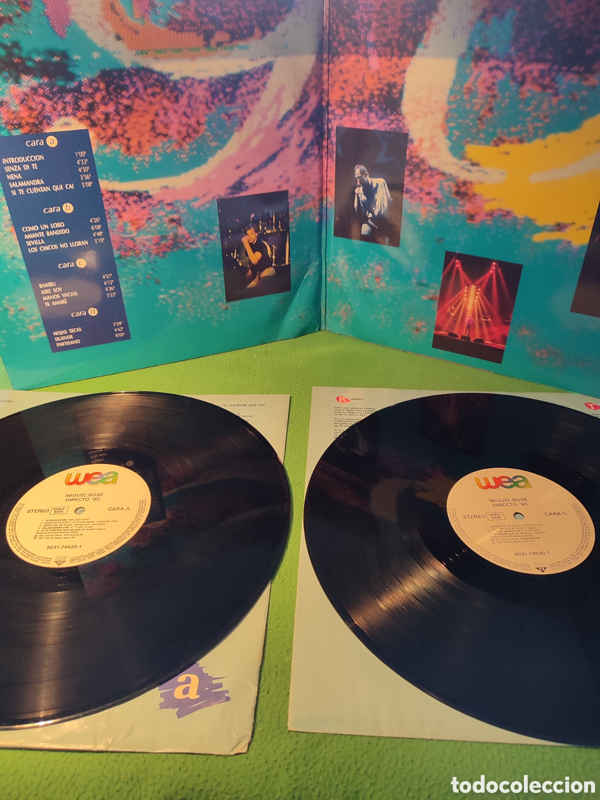 Discos de vinilo: Miguel Bos&eacute; - Directo 90,s 2Lps - Foto 2