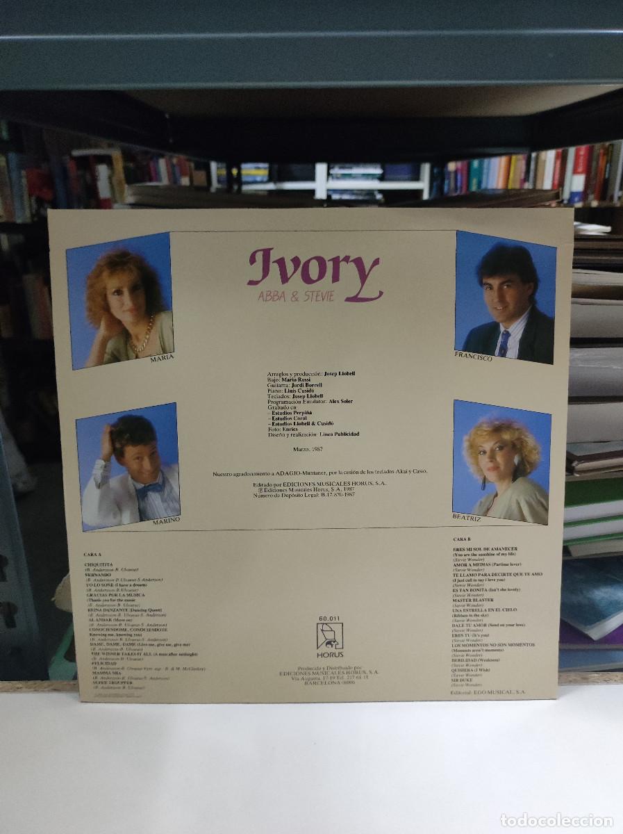 Discos de vinilo: Ivory &ndash; Abba & Stevie - Foto 2
