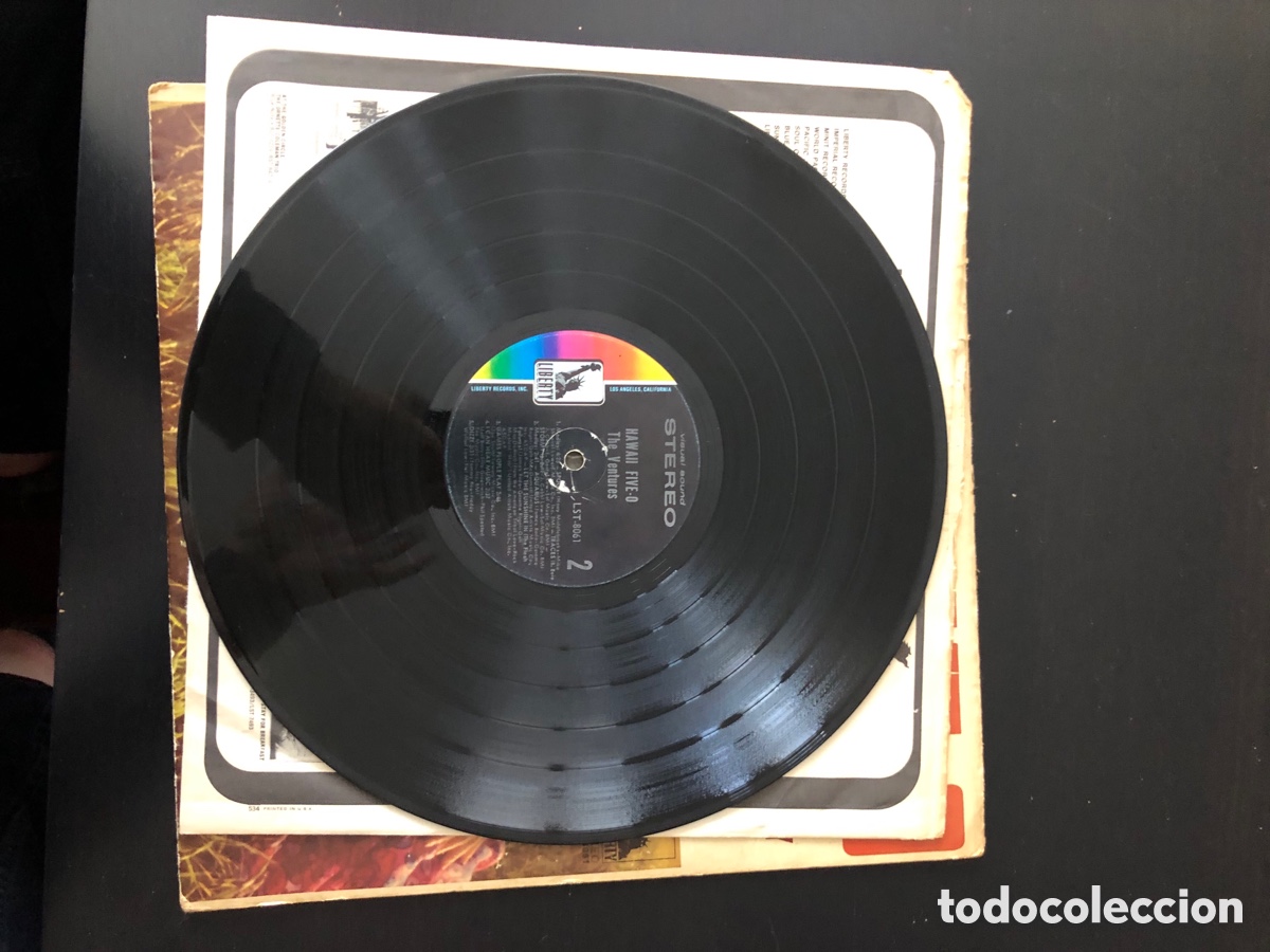 Discos de vinilo: The Ventures Hawaii five-o Lp - Foto 4