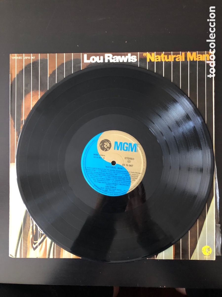 Discos de vinilo: Lou Rawls Natural man lp - Foto 3