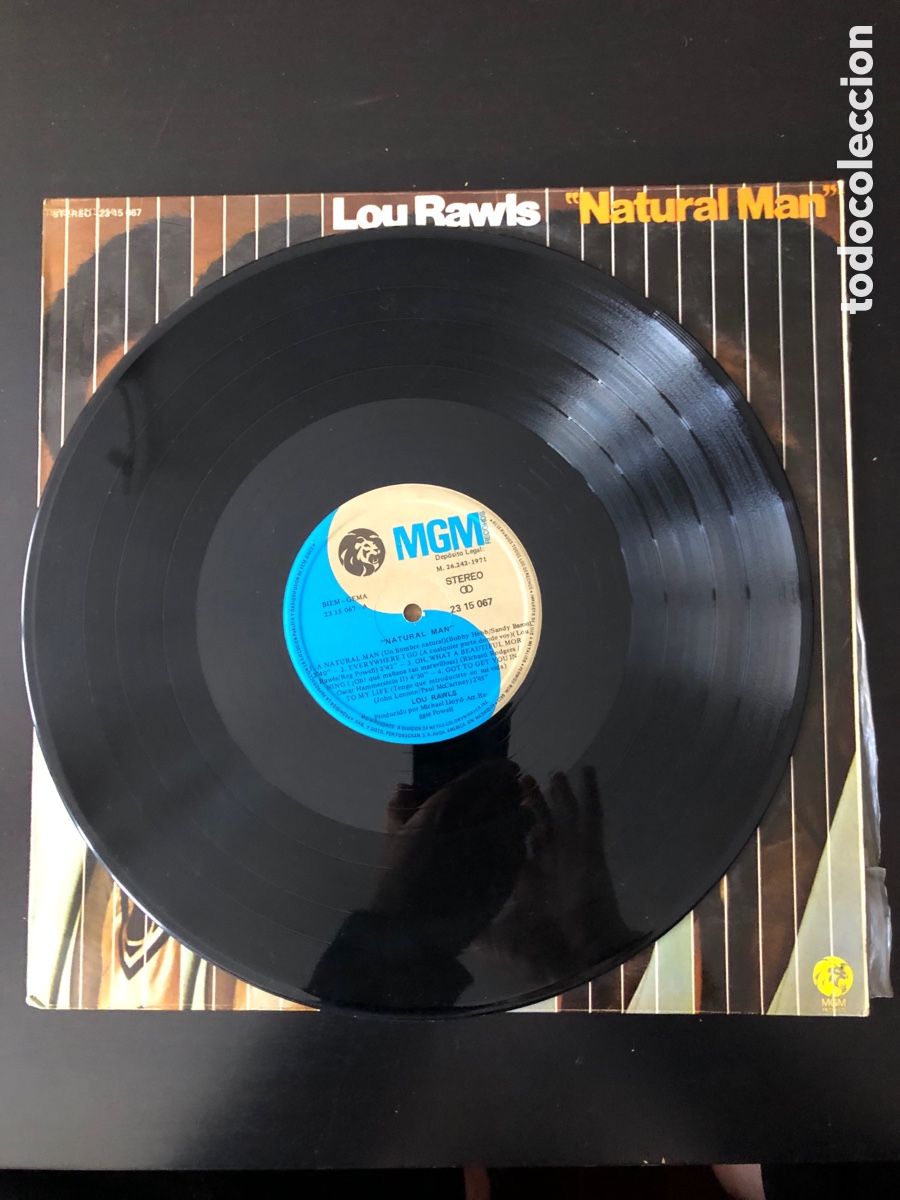 Discos de vinilo: Lou Rawls Natural man lp - Foto 4