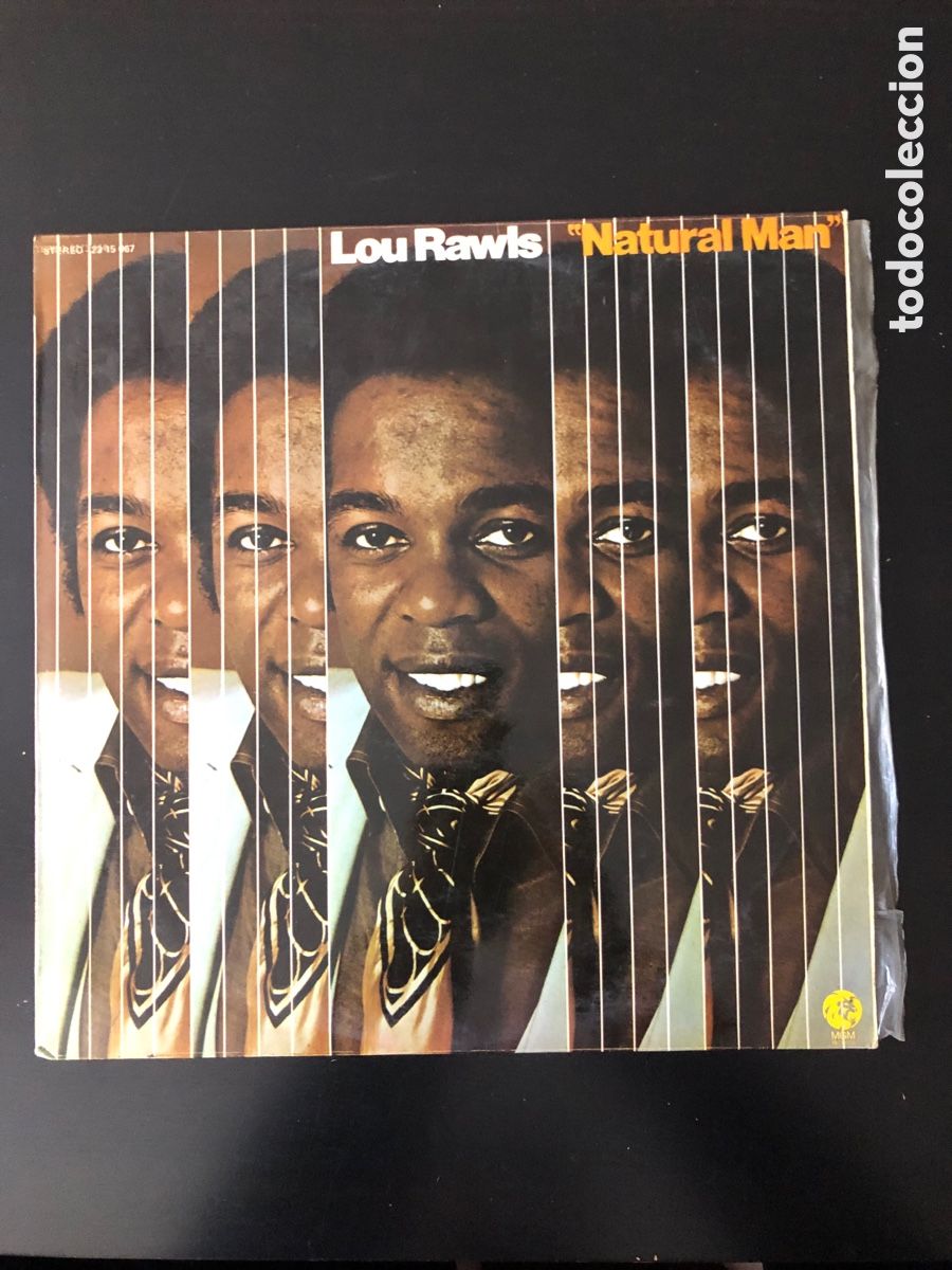 Discos de vinilo: Lou Rawls Natural man lp - Foto 1