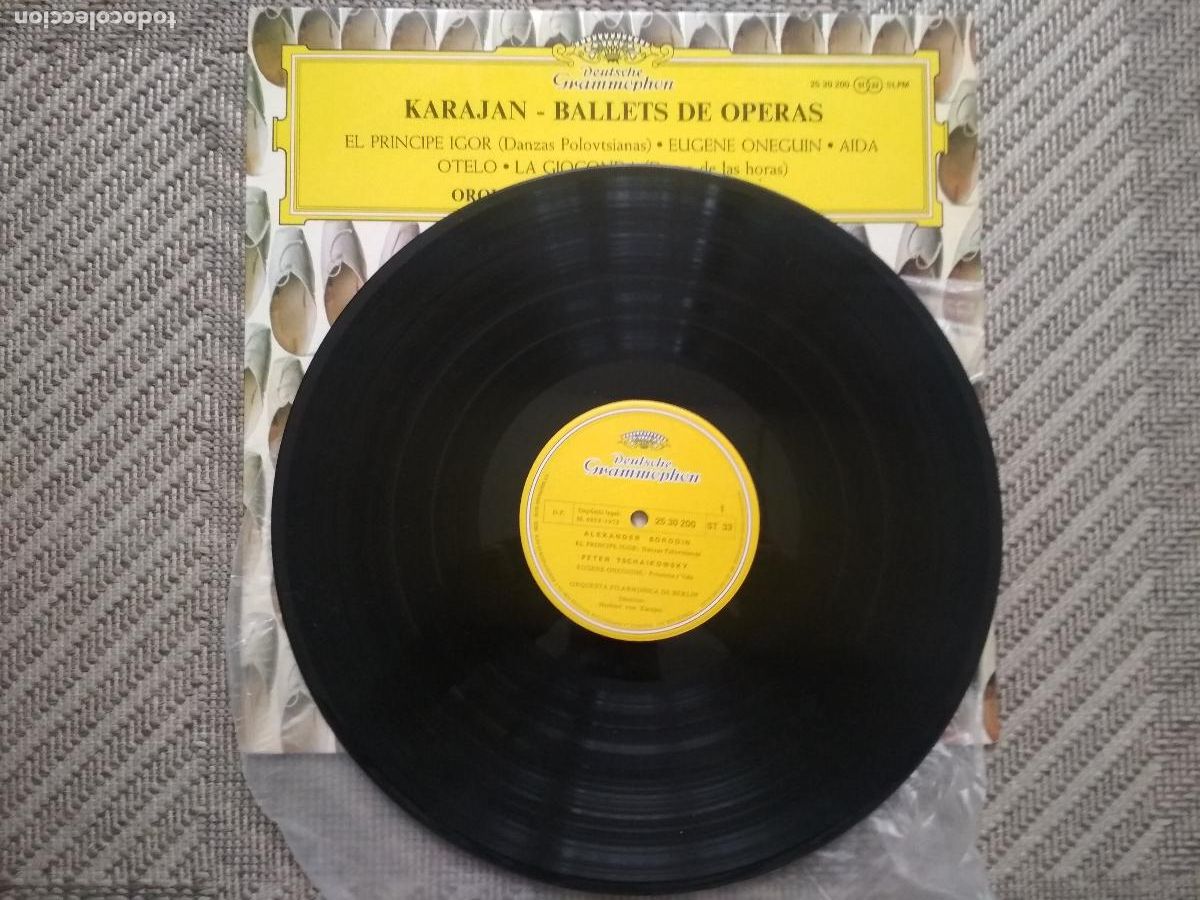 Discos de vinilo: Karajan - Orquesta Filarm&oacute;nica De Berl&iacute;n &ndash; Ballets De Operas,1978 - Foto 3