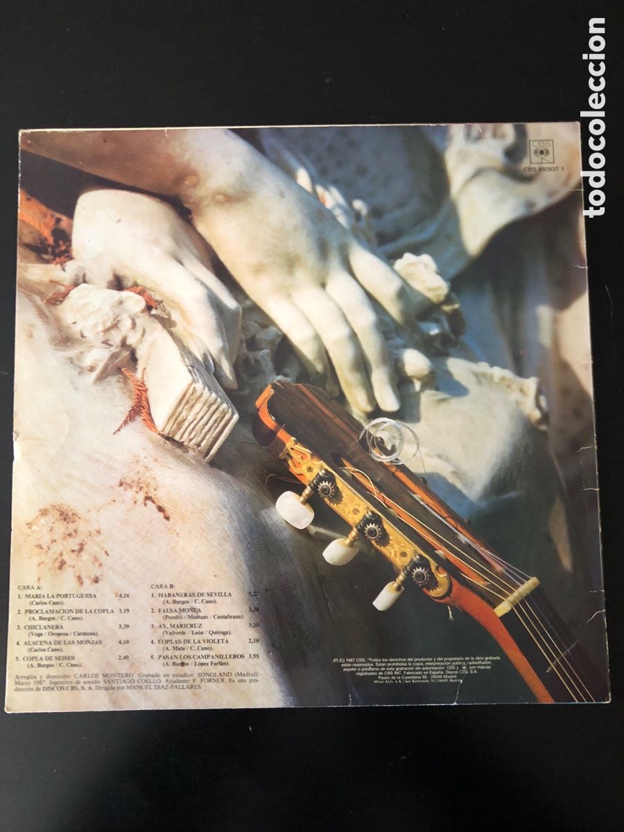 Discos de vinilo: Carlos Cano Quedate con la copla Lp - Foto 2