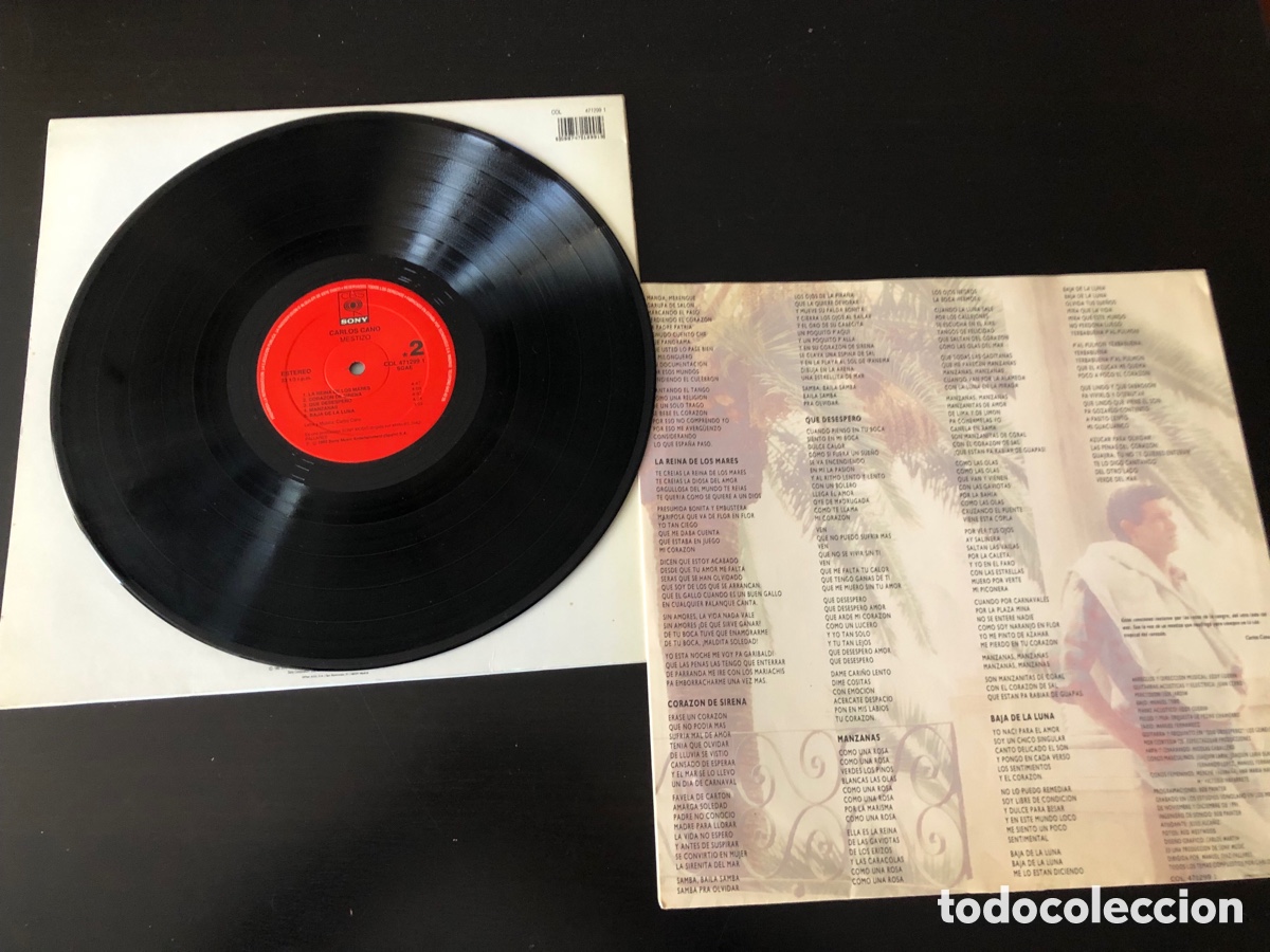 Discos de vinilo: Carlos Cano Mestizo Lp - Foto 4