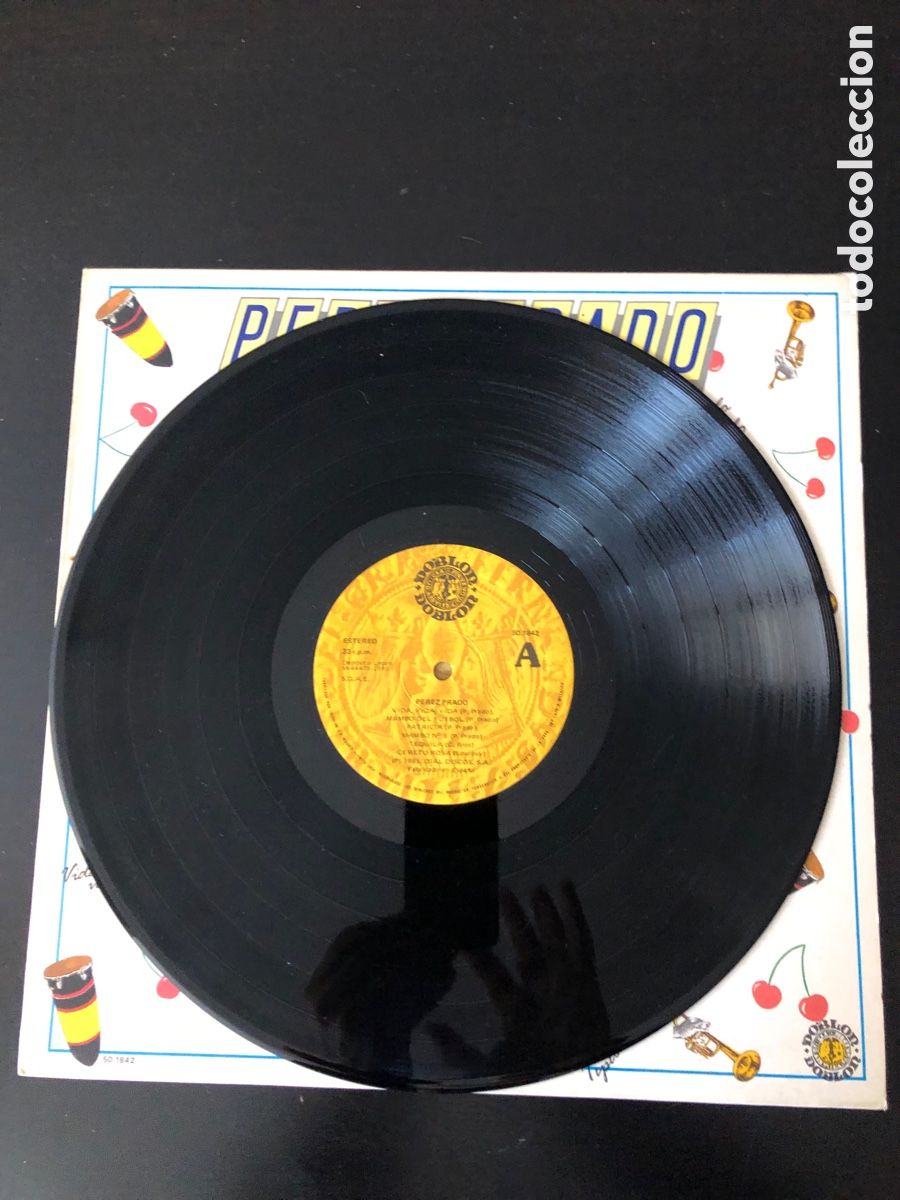 Discos de vinilo: Perez Prado y su orquesta. El rey del mambo Lp - Foto 3