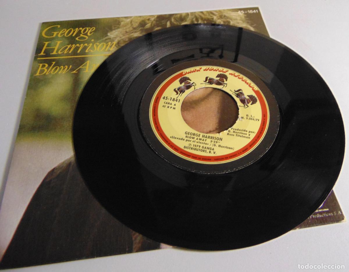 Discos de vinilo: George Harrison &lrm;&ndash; Blow Away - SINGLE 1979 - Foto 3