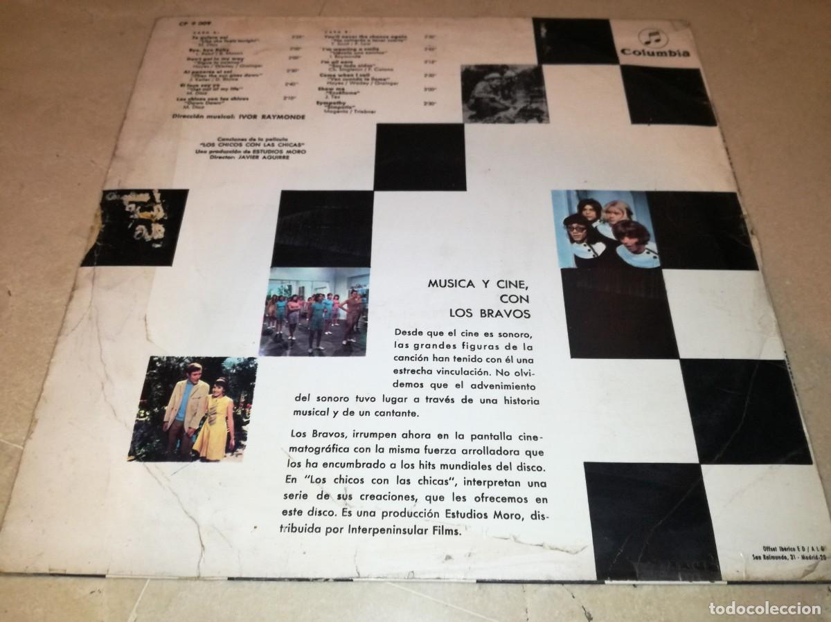 Discos de vinilo: LOS BRAVOS-LOS CHICOS CON LAS CHICAS-ORIGINAL 1967 - Foto 2