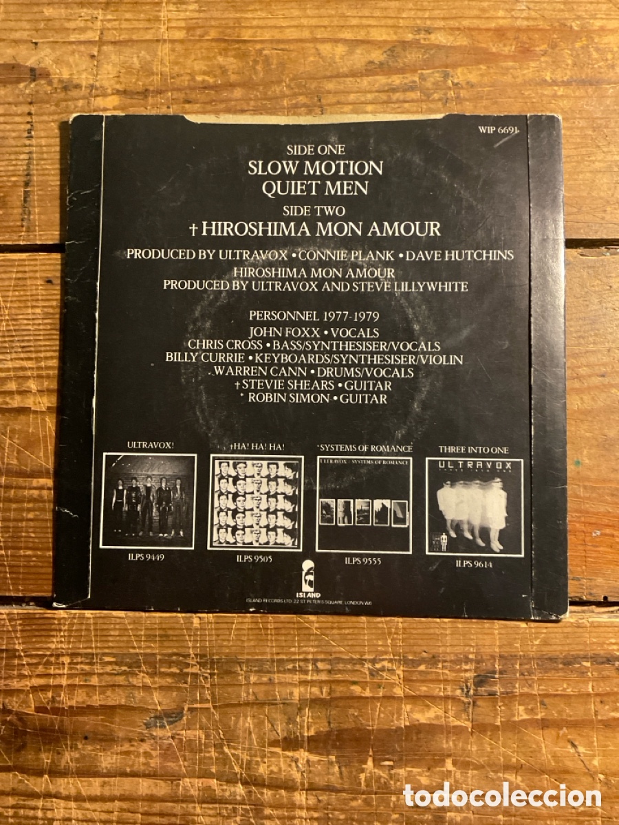 Discos de vinilo: Ultravox!-Slow Motion - Foto 2