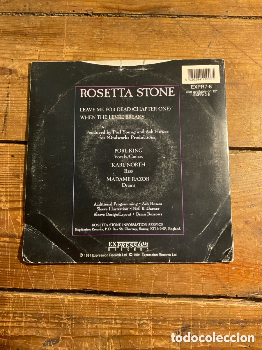 Discos de vinilo: Rosetta Stone-Leave me for dead - Foto 2