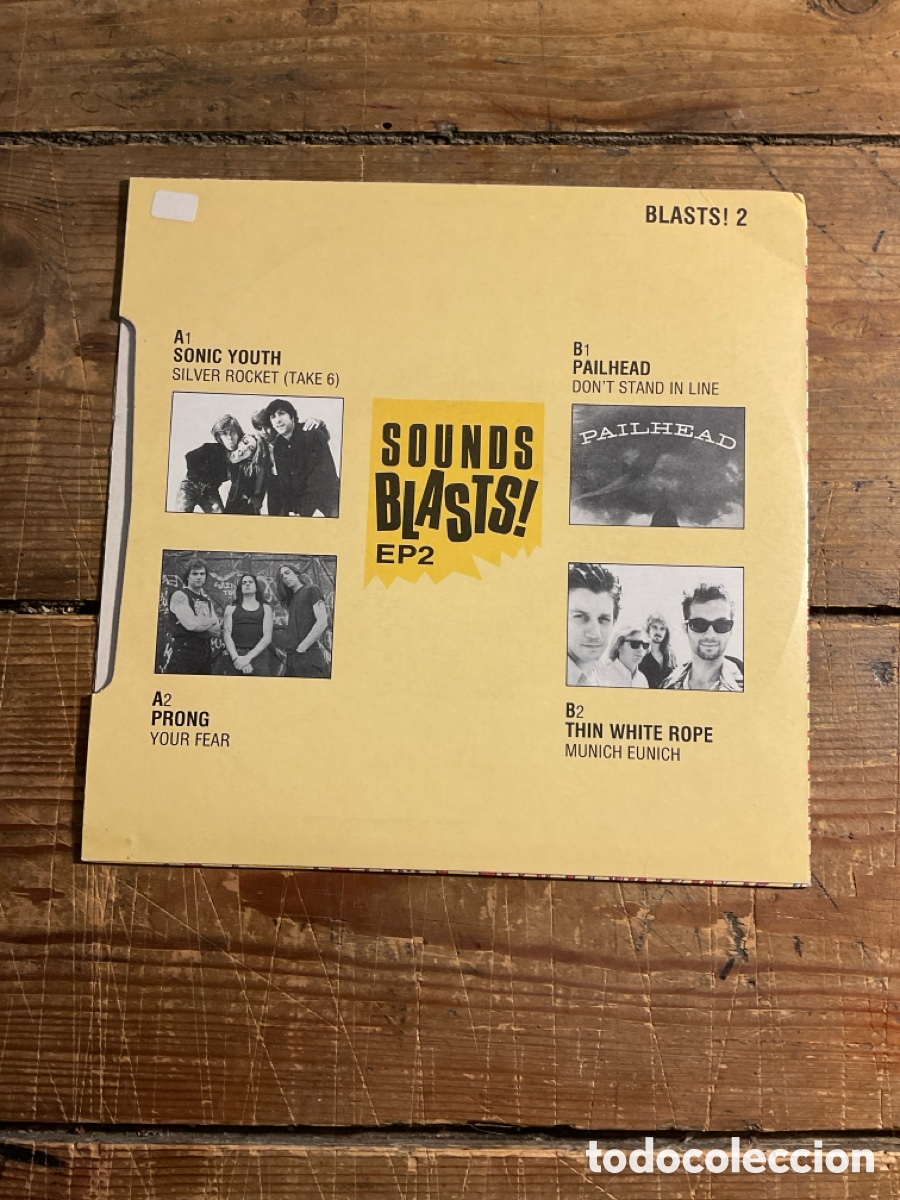 Discos de vinilo: Sounds Blasts EP2 con Sonic Youth - Foto 2