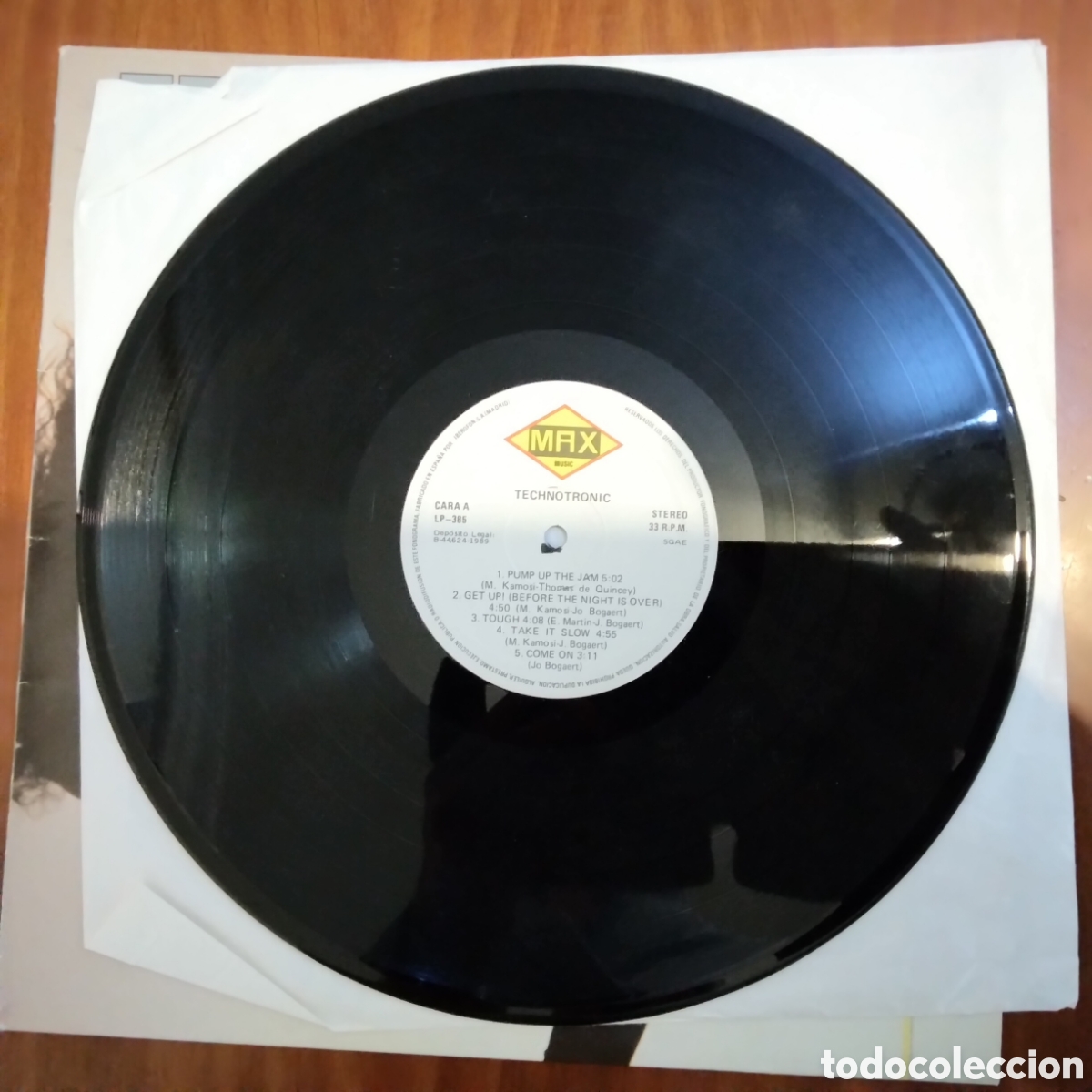 Discos de vinilo: LP TECHNOTRONIC &rdquo;PUMP UP THE JAM&rdquo; ED. ESPA&Ntilde;OLA MAX 1989 - Foto 3