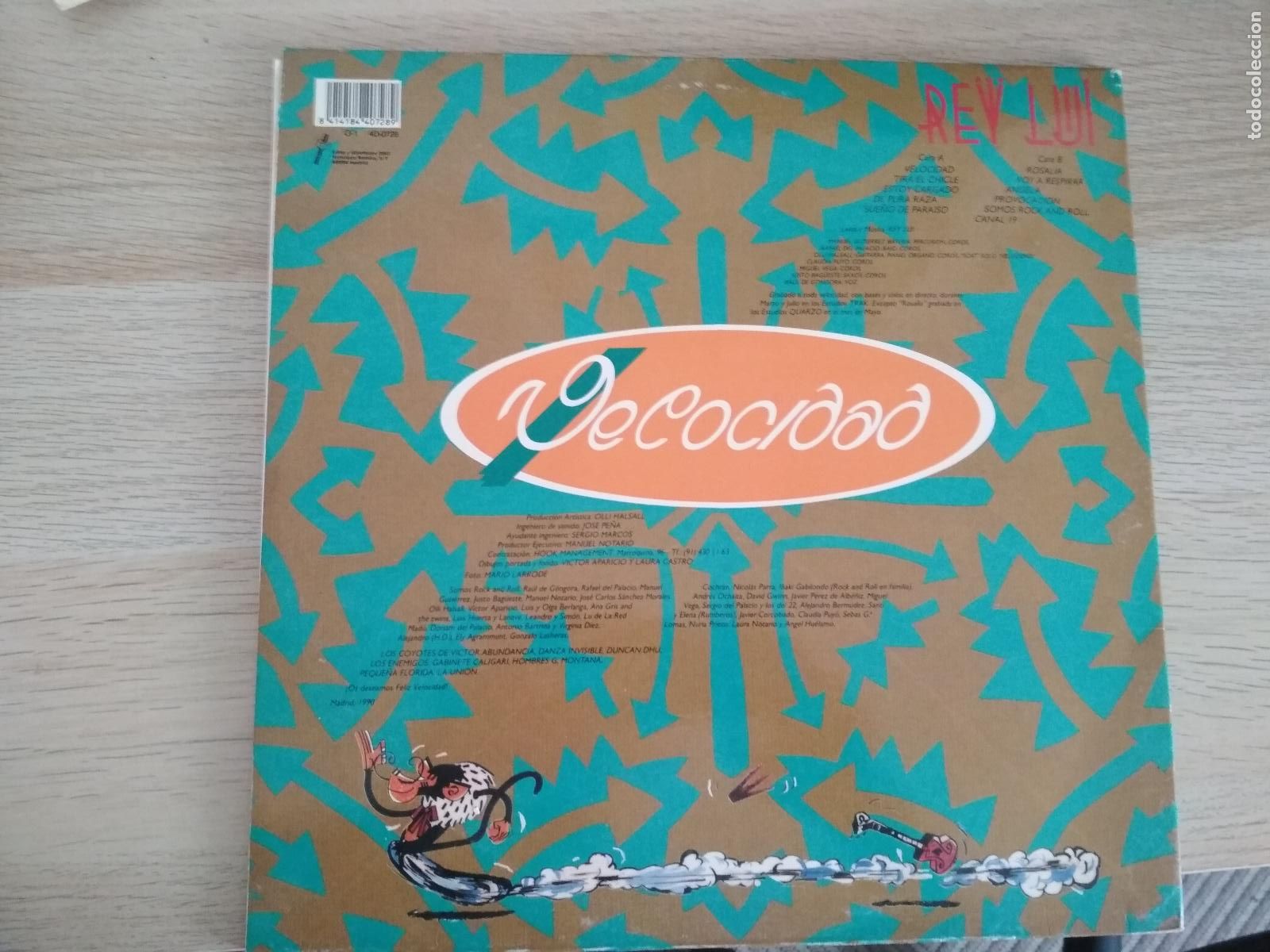 Discos de vinilo: REI LUI, VELOCIDAD, DRO , 1990, - Foto 2