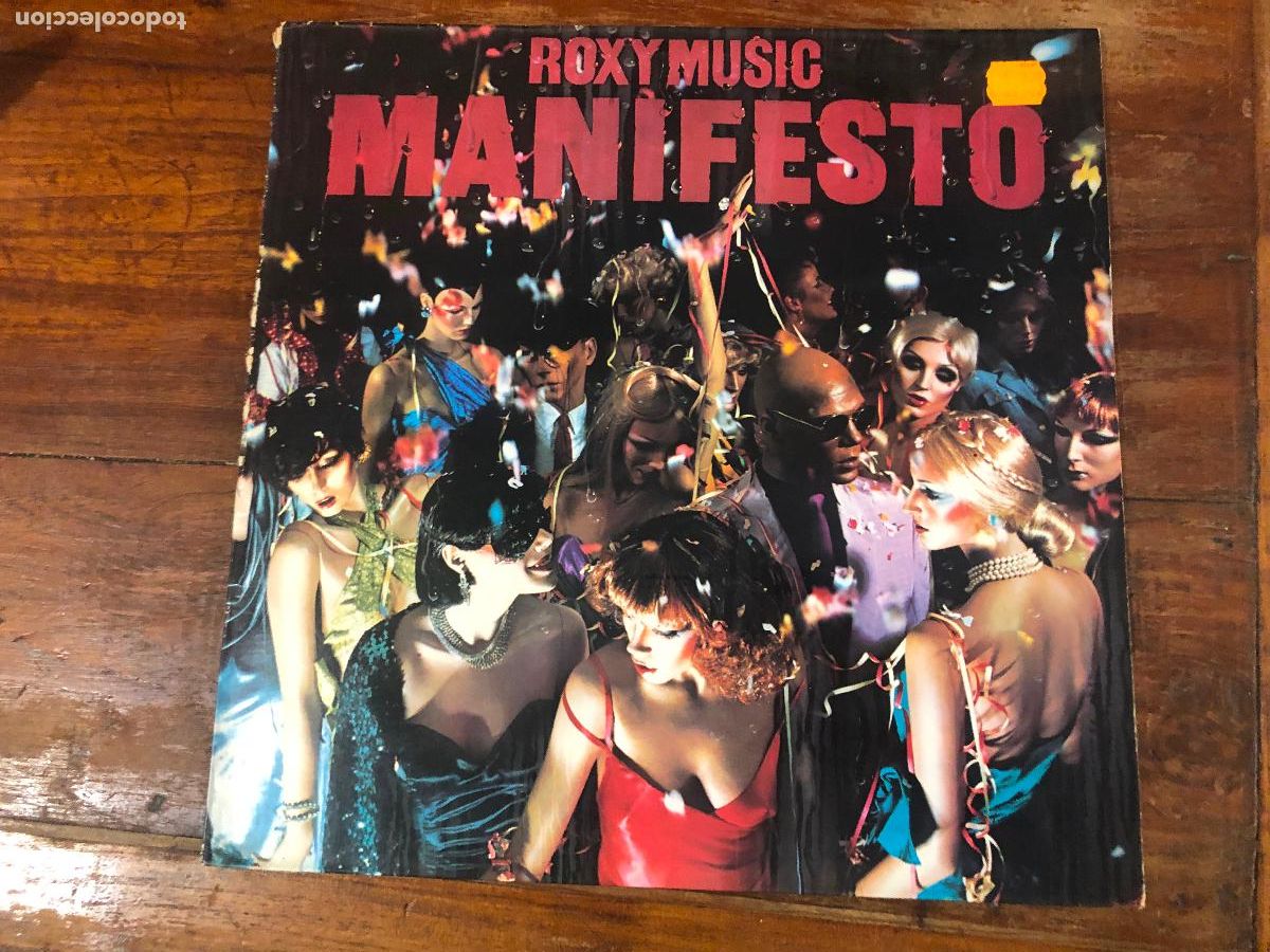 Discos de vinilo: LP Roxy Music. Manifesto 1979 - Foto 1