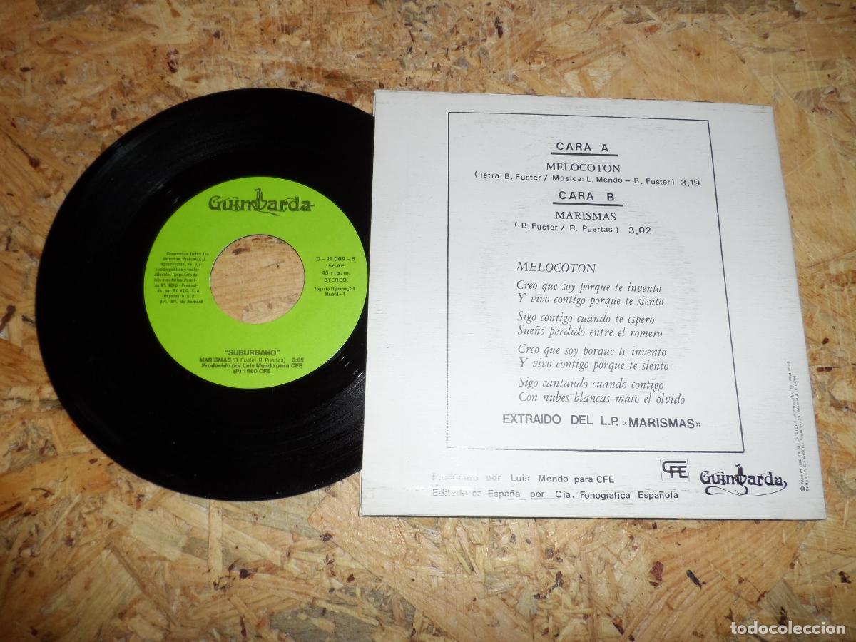 Discos de vinilo: SUBURBANO - Melocoton - Foto 2