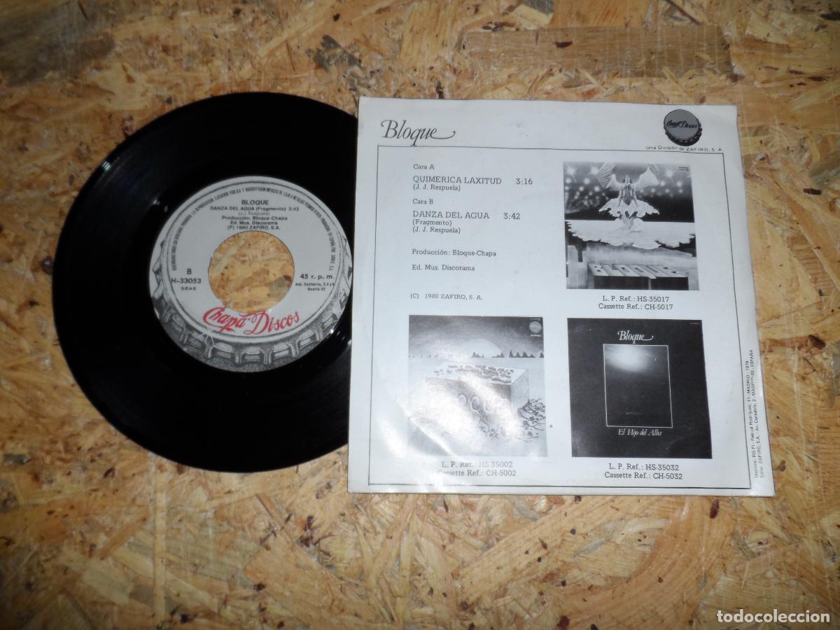 Discos de vinilo: BLOQUE - QUIMERICA LAXITUD - Foto 2