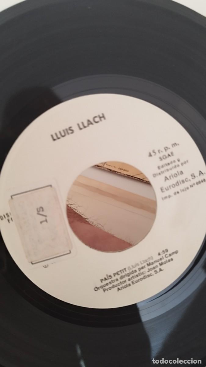 Discos de vinilo: Llu&iacute;s Llach, Pa&iacute;s petit.Vinilo 7&rdquo; - Foto 6