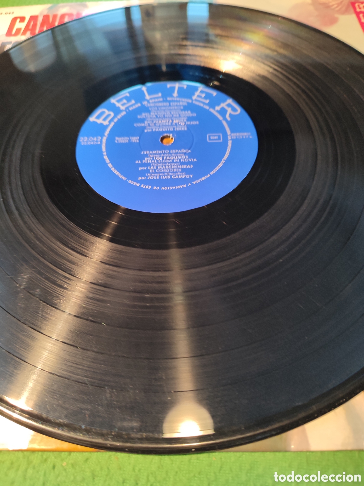 Discos de vinilo: Cancionero espa&ntilde;ol - Varios Belter - Foto 3