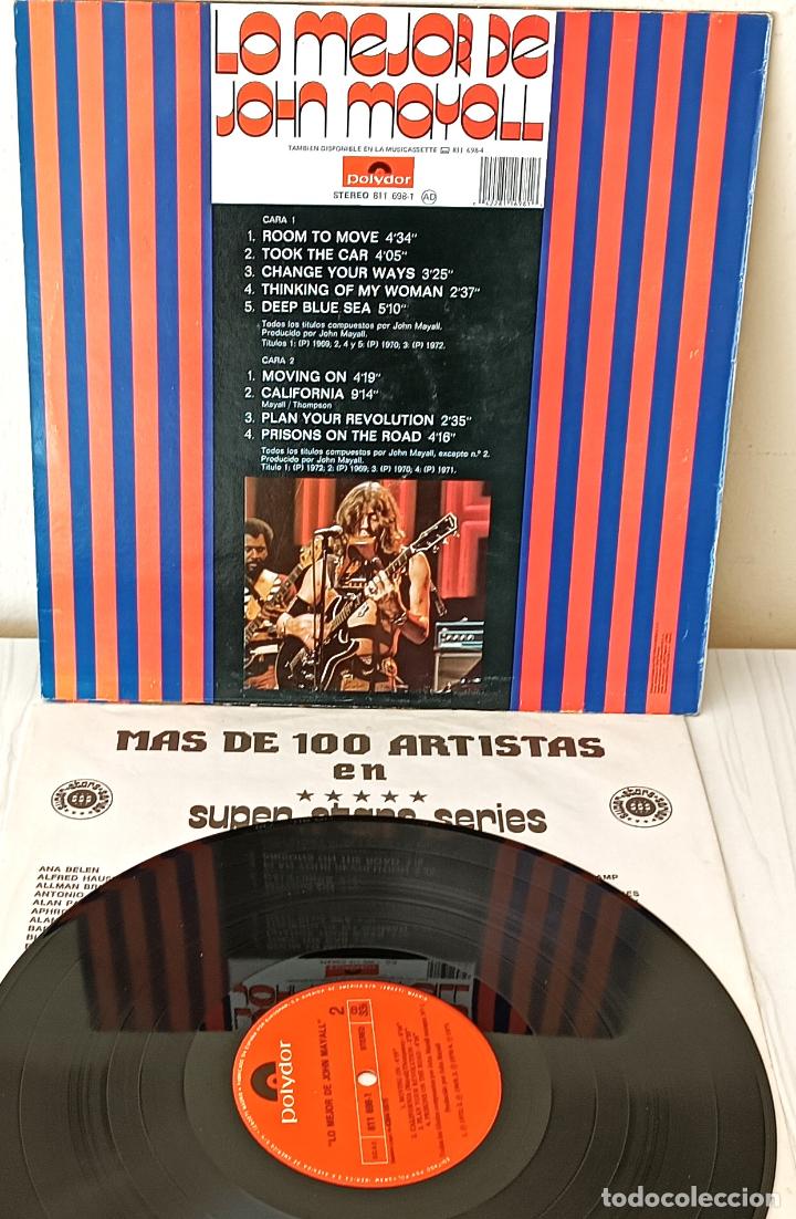 Discos de vinilo: JOHN MAYALL - LO MEJOR DE .... POLYDOR - 1975 - Foto 2
