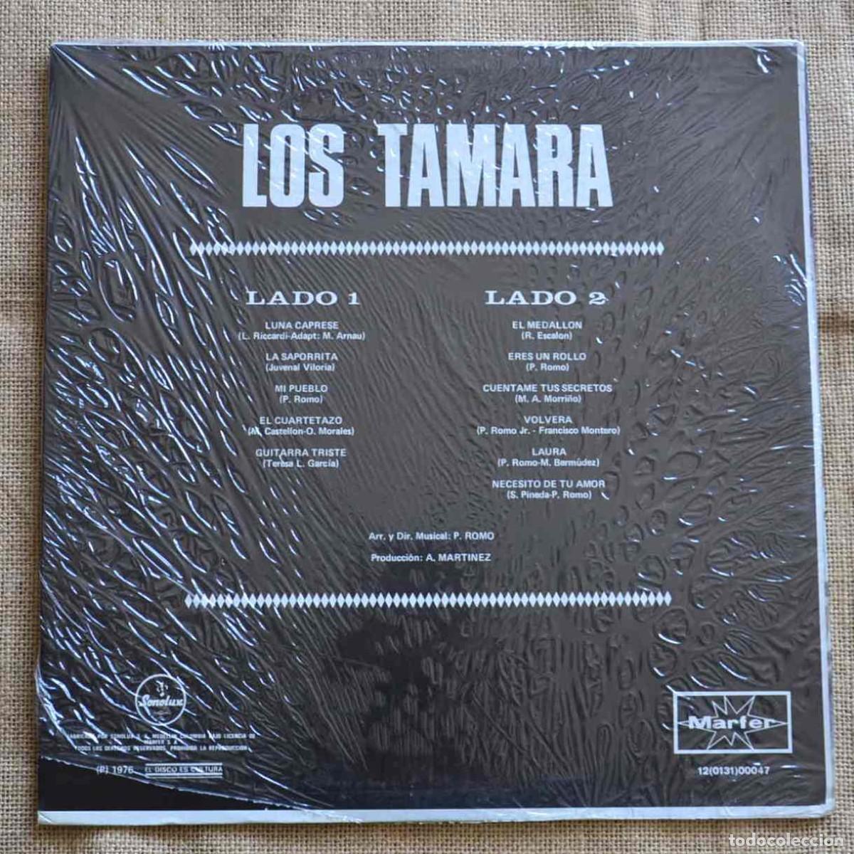 Discos de vinilo: LOS TAMARA 1976 Vinilo LP - Foto 2