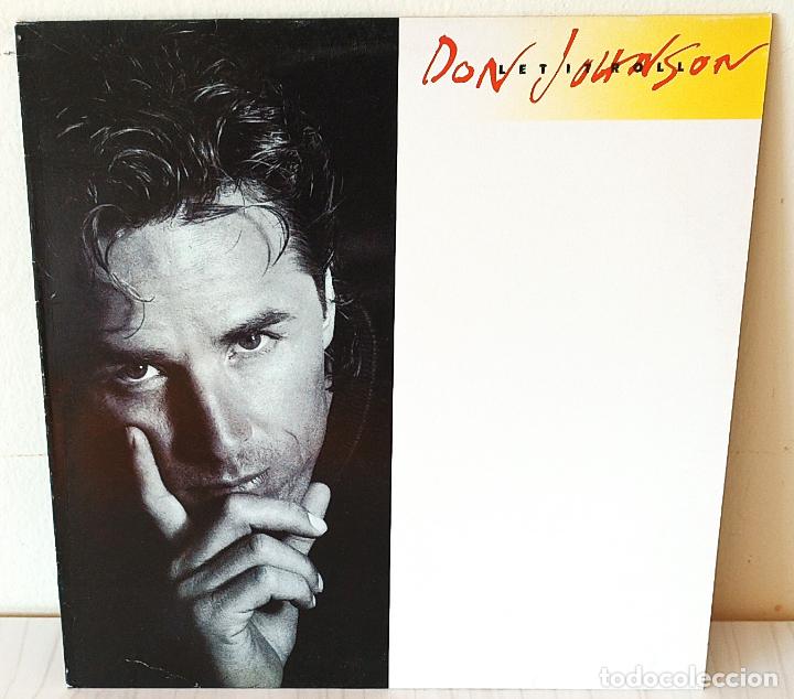 Discos de vinilo: DON JOHNSON - LET IT ROLL EPIC - 1989 - Foto 1
