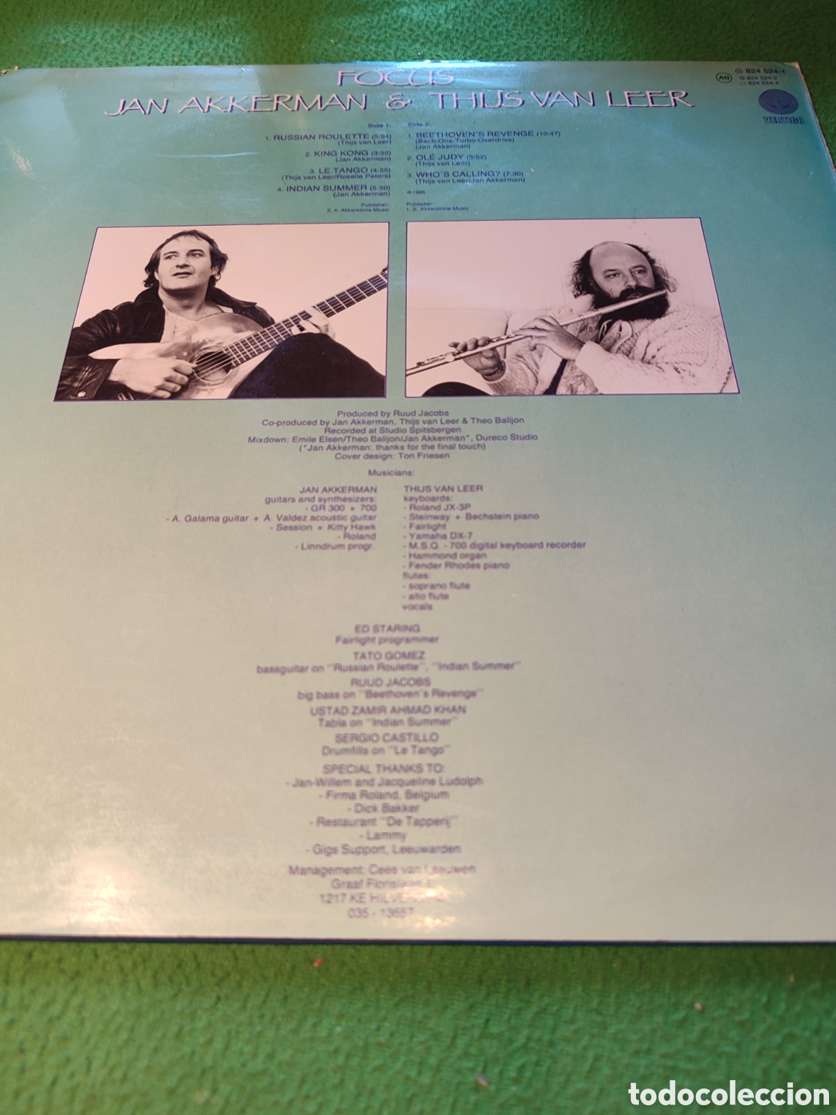 Discos de vinilo: Jan Akkerman & Thijs Van Leer - Focus - Foto 2