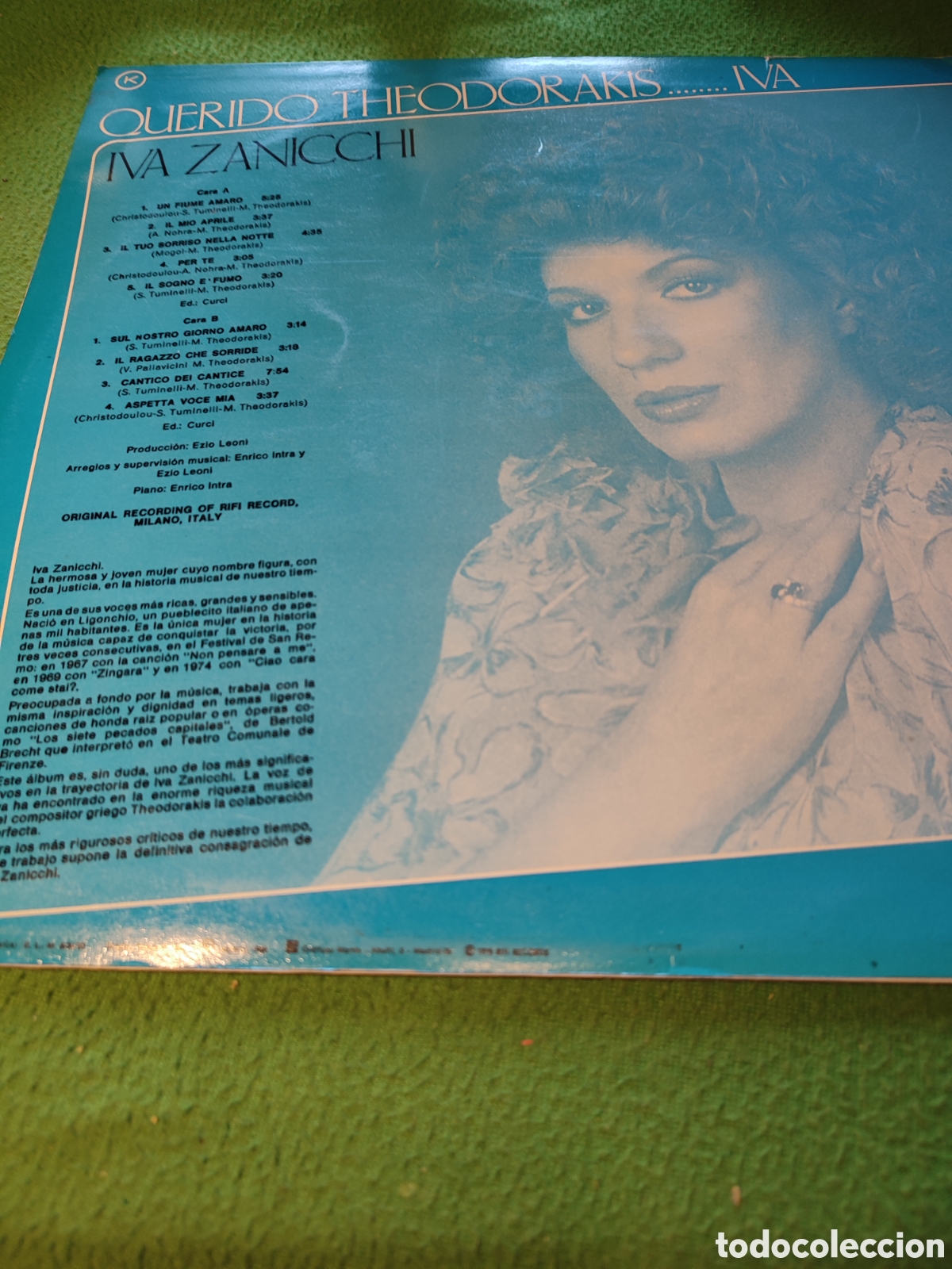 Discos de vinilo: Iva Zanicchi - Querido Theodarikis - Foto 2