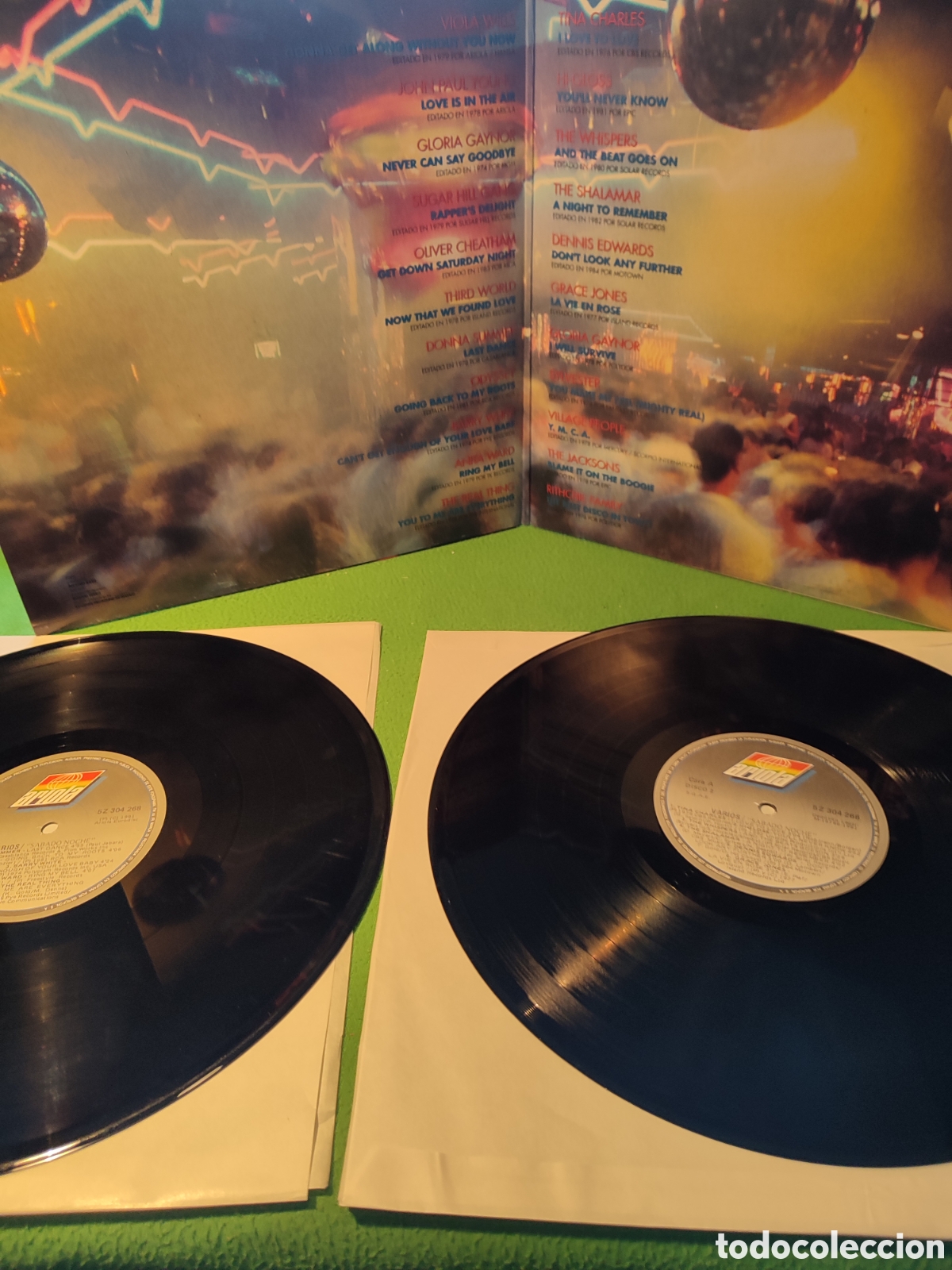 Discos de vinilo: S&aacute;bado Noche - Varios Ariola 2lps - Foto 2