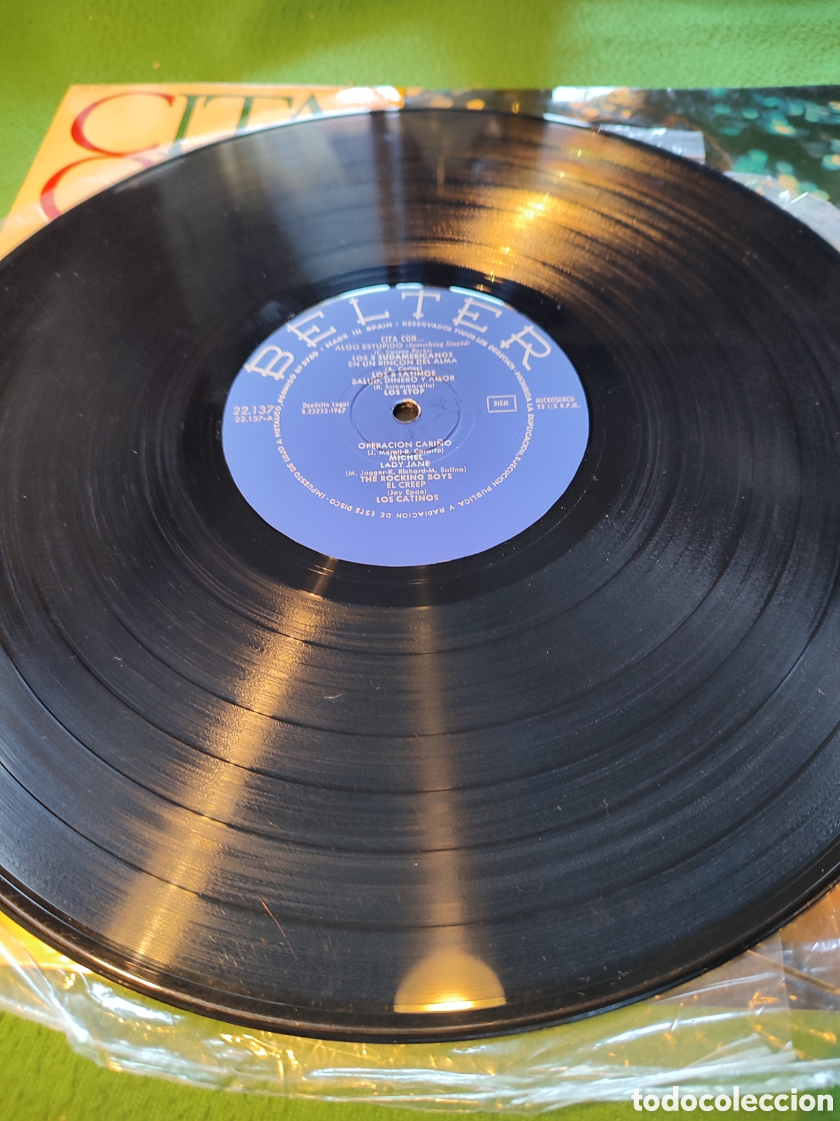 Discos de vinilo: Cita con ....- Varios Belter Vinilo Lp - Foto 3