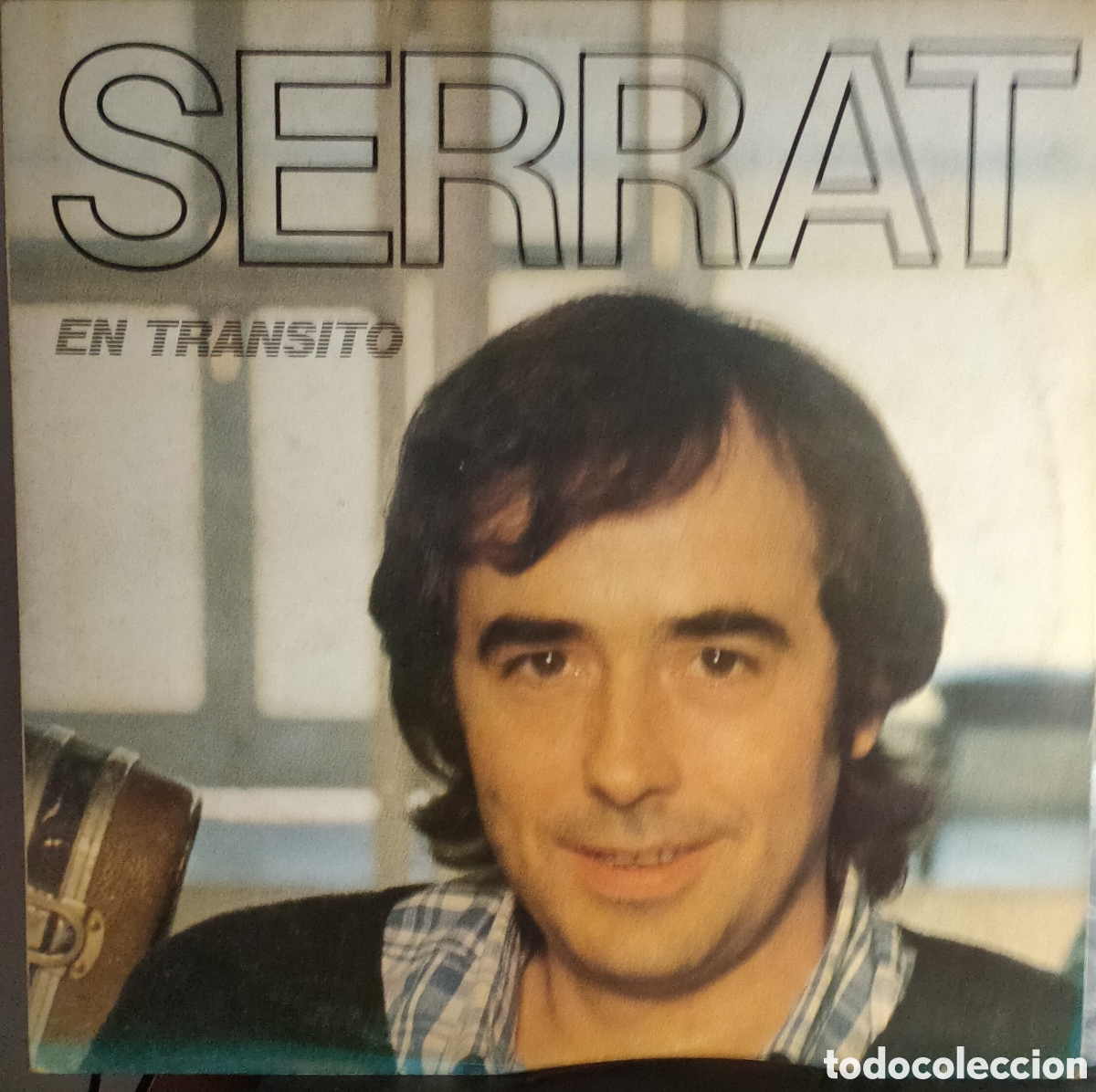 Discos de vinilo: Serrat &ndash; En Tr&aacute;nsito ..1981 Spain original LP disco de vinilo - Foto 1
