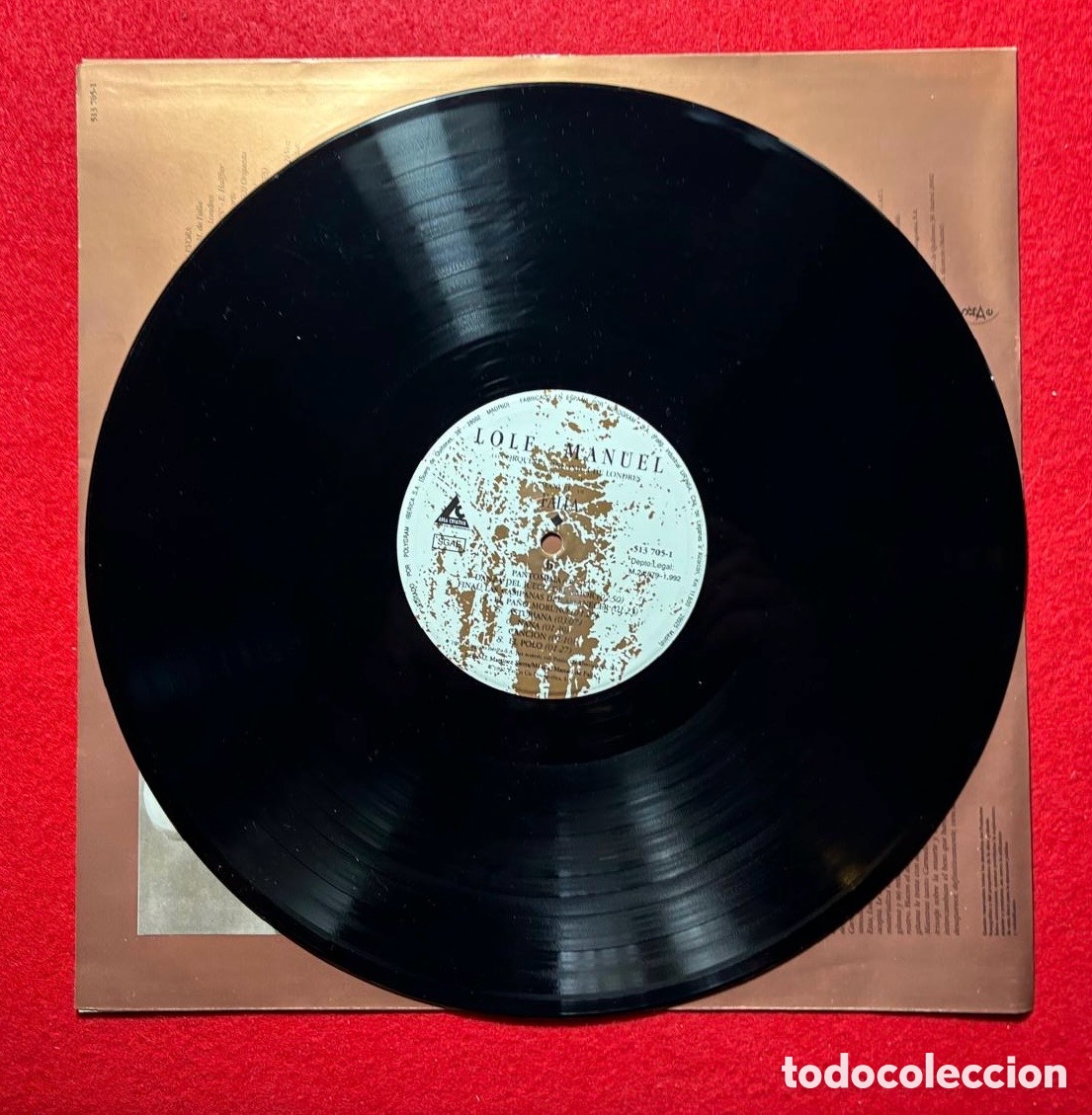 Discos de vinilo: LOLE Y MANUEL LP &ldquo;CANTAN A MANUEL DE FALLA &ldquo;.1992 Espa&ntilde;a - Foto 4