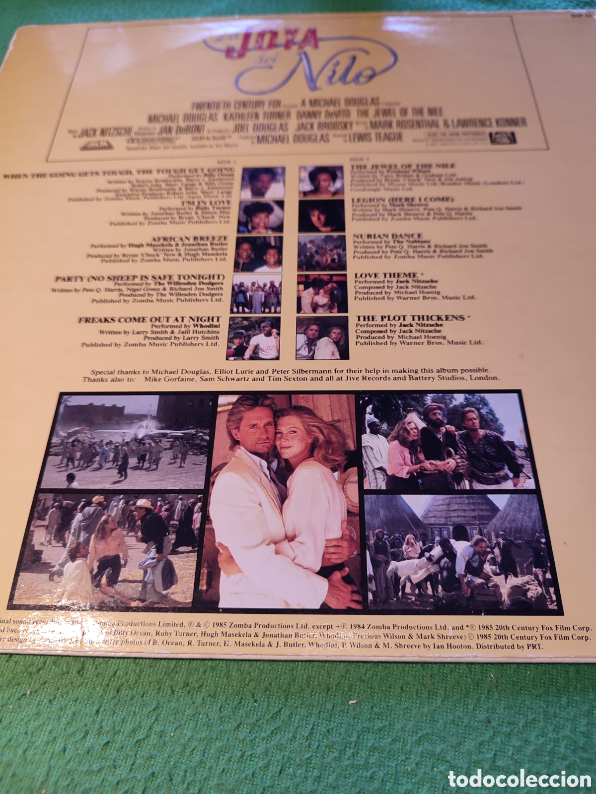 Discos de vinilo: Jack Nitzsche - BSO La joya del Nilo - Foto 2
