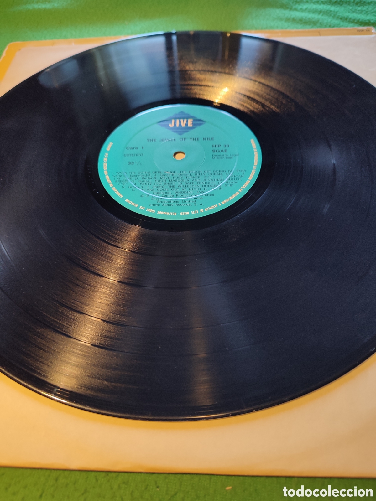 Discos de vinilo: Jack Nitzsche - BSO La joya del Nilo - Foto 3