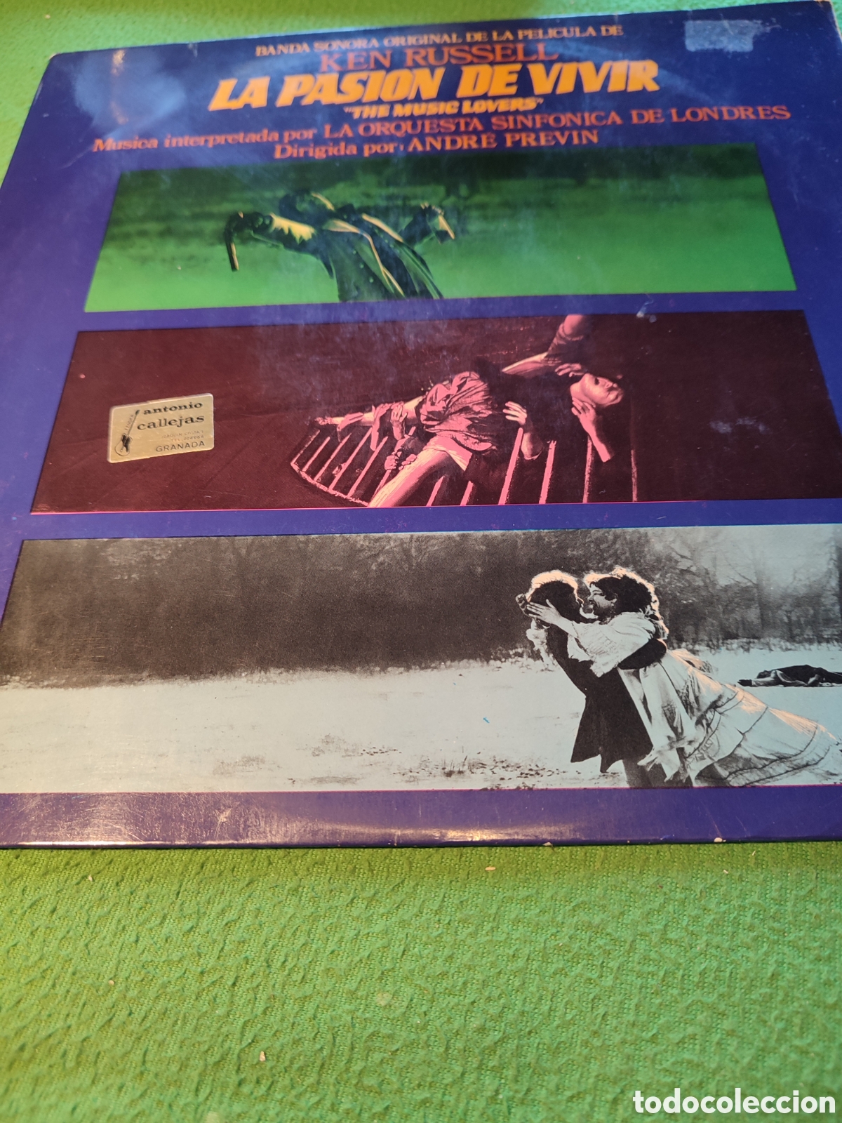 Discos de vinilo: Andre Previn - BSO La pasi&oacute;n de vivir - Foto 1