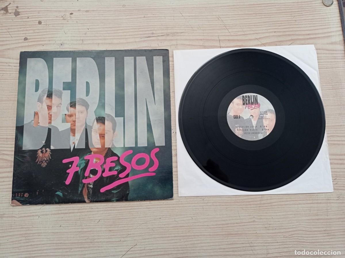 Discos de vinilo: Berlin - Siete Besos - Maxi Single - Foto 1