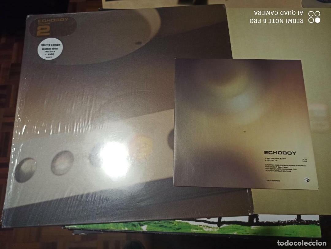 Discos de vinilo: ECHOBOY - VOLUME 2 - LP UK MUTE 2000 + SINGLE 7&rdquo; - TECHNO EPXERIMENTAL SYNTH POP - Foto 1
