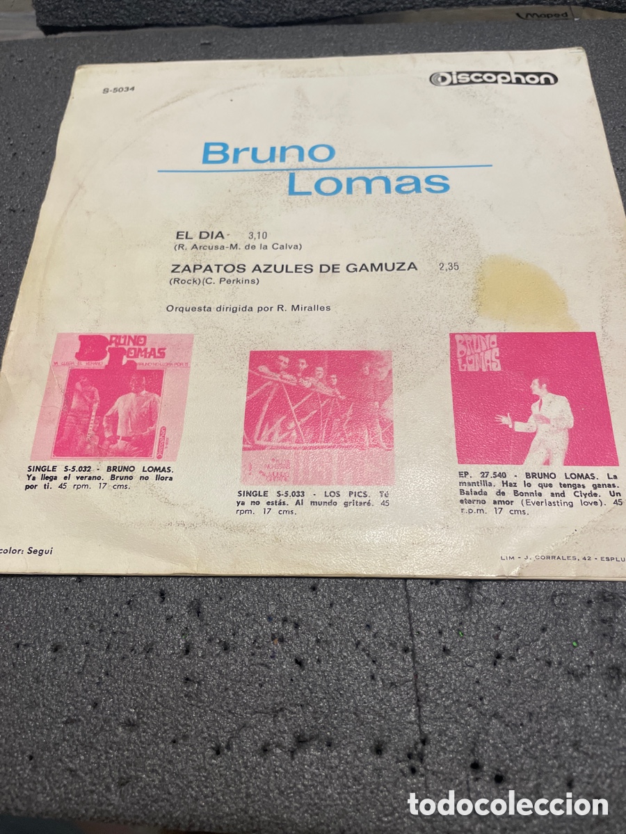 Discos de vinilo: VINILO BRUNO LOMAS - Foto 2