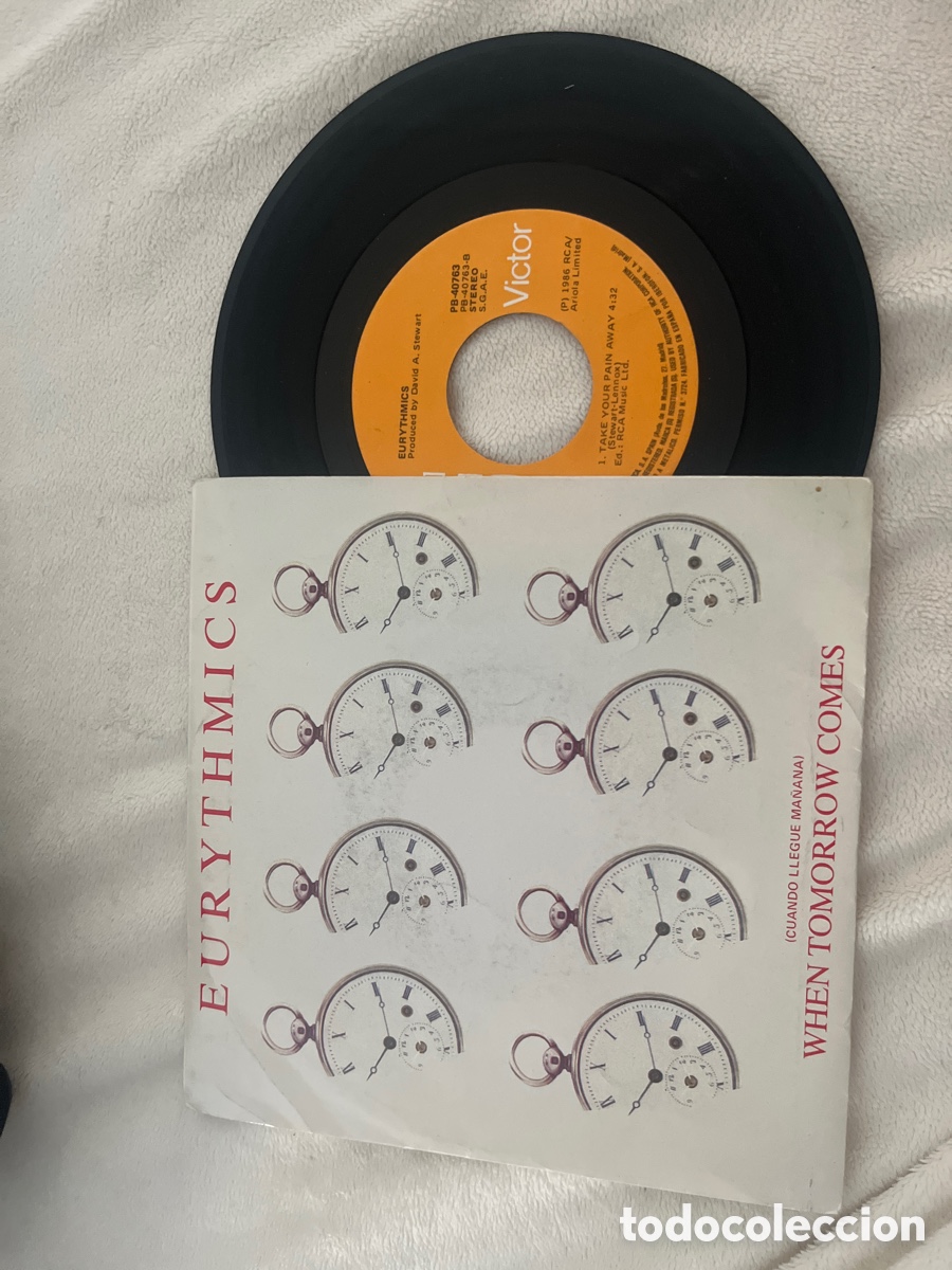 Discos de vinilo: Eurythmics vinilo single - Foto 2