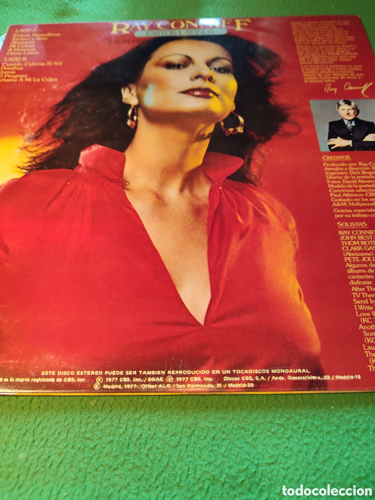 Discos de vinilo: Ray Conniff - &Eacute;xitos Latinos - Foto 2