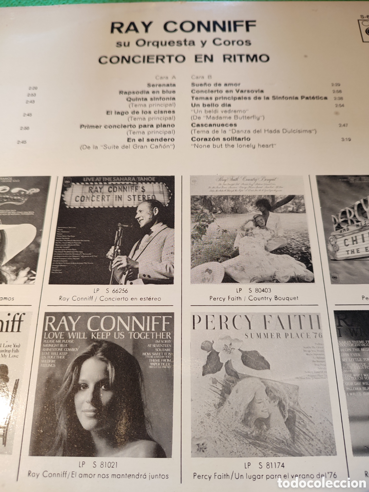 Discos de vinilo: Ray Conniff - Concierto en ritmo - Foto 2