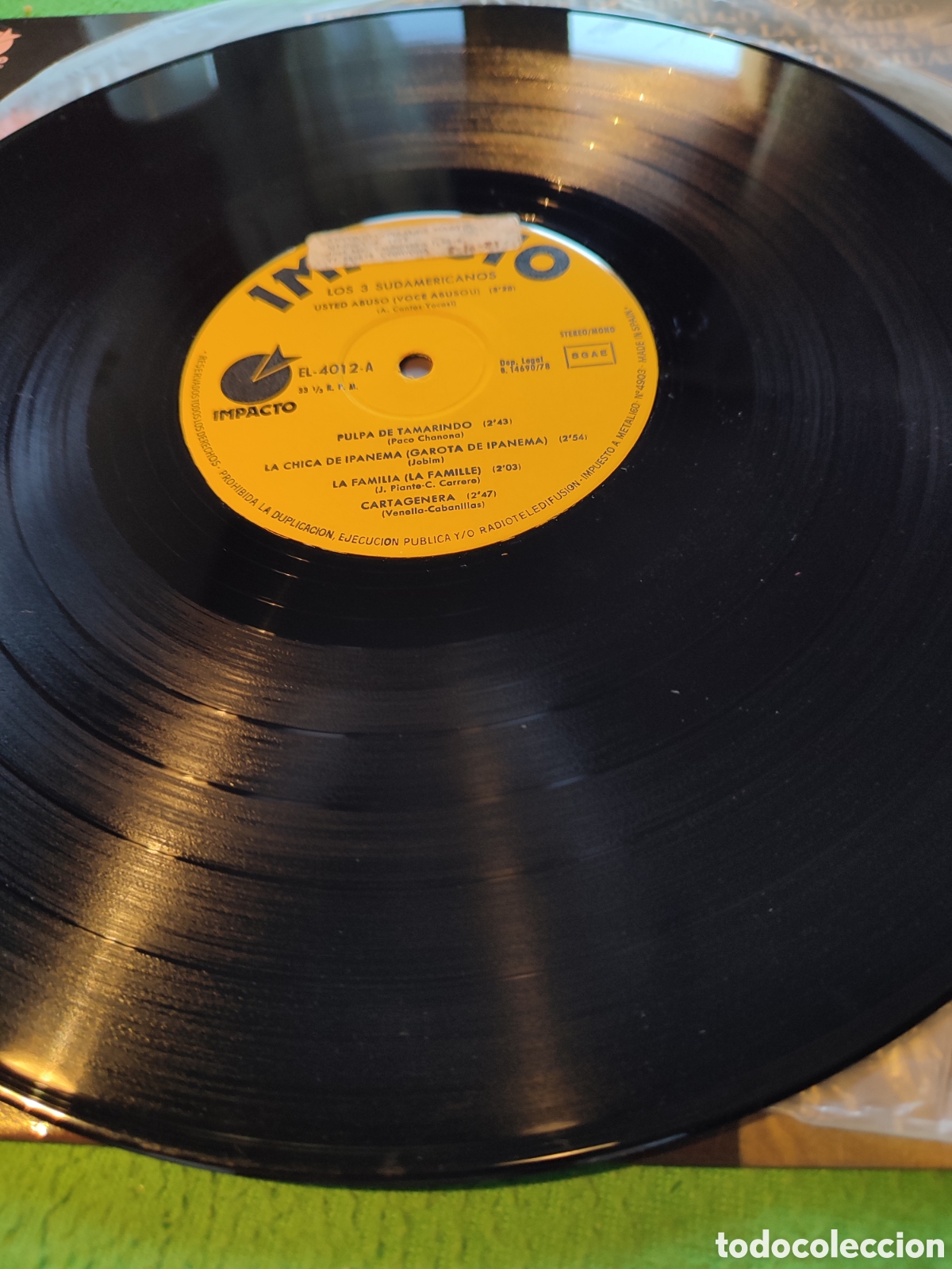 Discos de vinilo: Los 3 Sudamericanos - Same Vinilo Lp - Foto 3