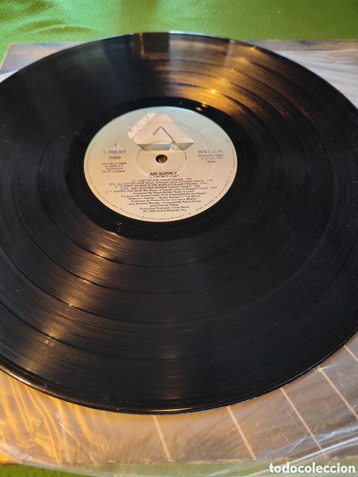 Discos de vinilo: Air Supply - Lost in Love - Foto 3