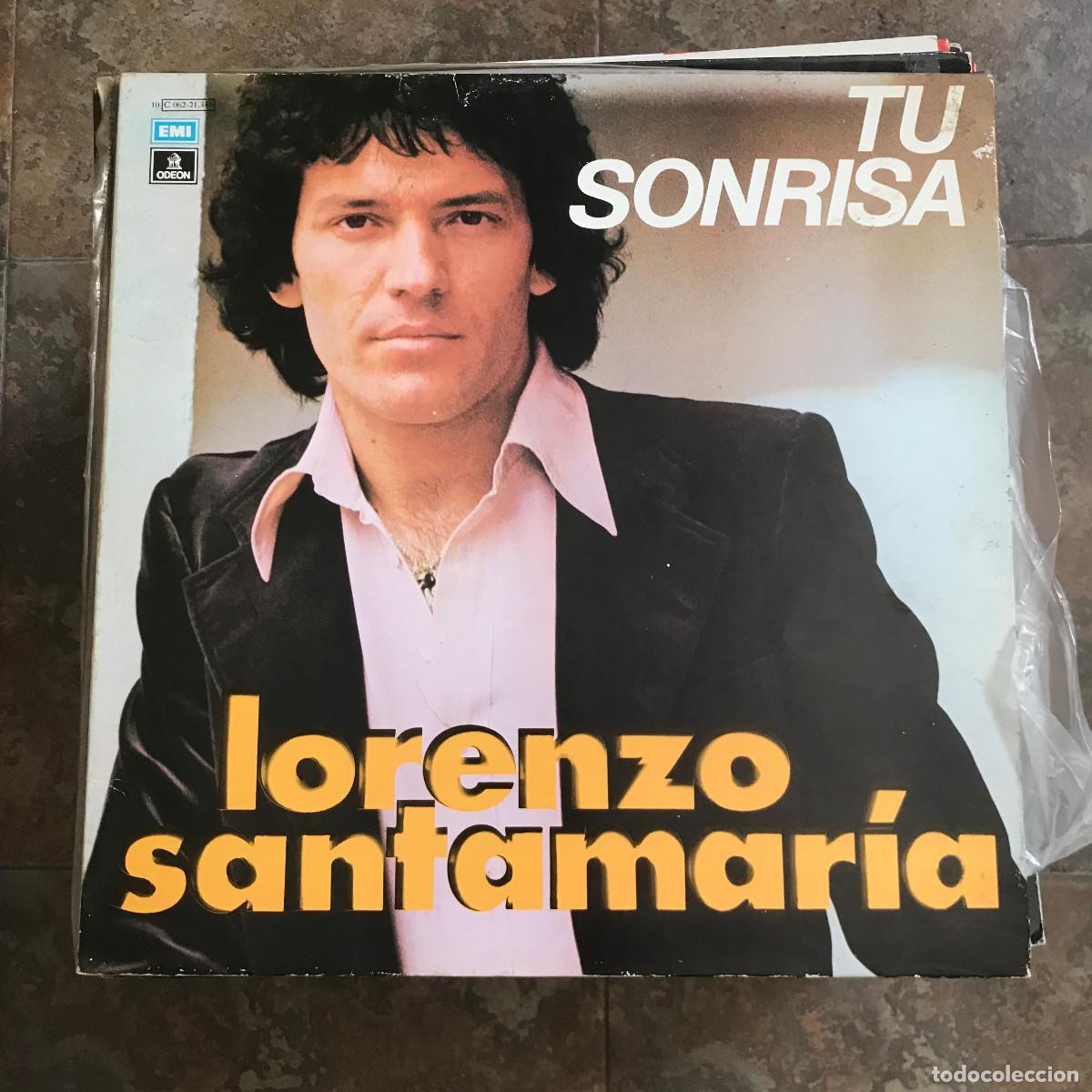 Discos de vinilo: LORENZO SANTAMAR&Iacute;A - TU SONRISA - LP ODE&Oacute;N 1977 - Foto 1