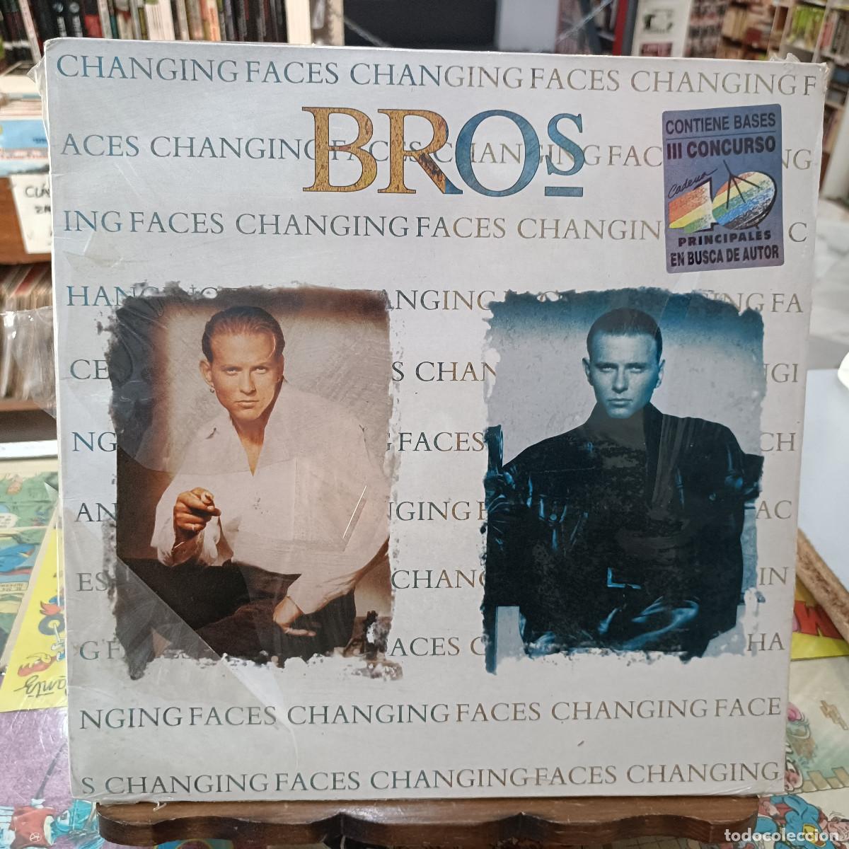 Discos de vinilo: Bros - Changing Faces - LP. del sello CBS de 1991 - Foto 1
