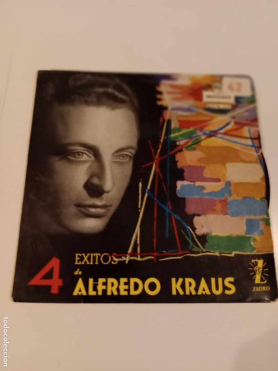 Discos de vinilo: BAL-7 7 PULGADAS 4 EXITOS DE ALFREDO KRAUS - Foto 1