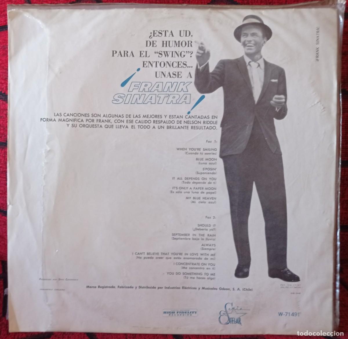 Discos de vinilo: FRANK SINATRA ** Sinatras Swingin Session!!! ** ORIGINAL CHILE LP VINILO - Foto 2