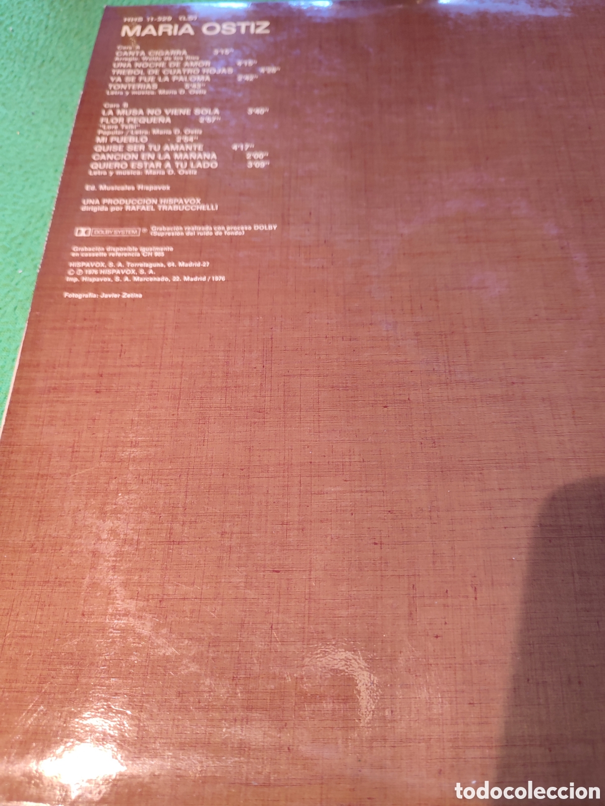 Discos de vinilo: Mar&iacute;a Ostiz - Canta cigarra - Foto 2