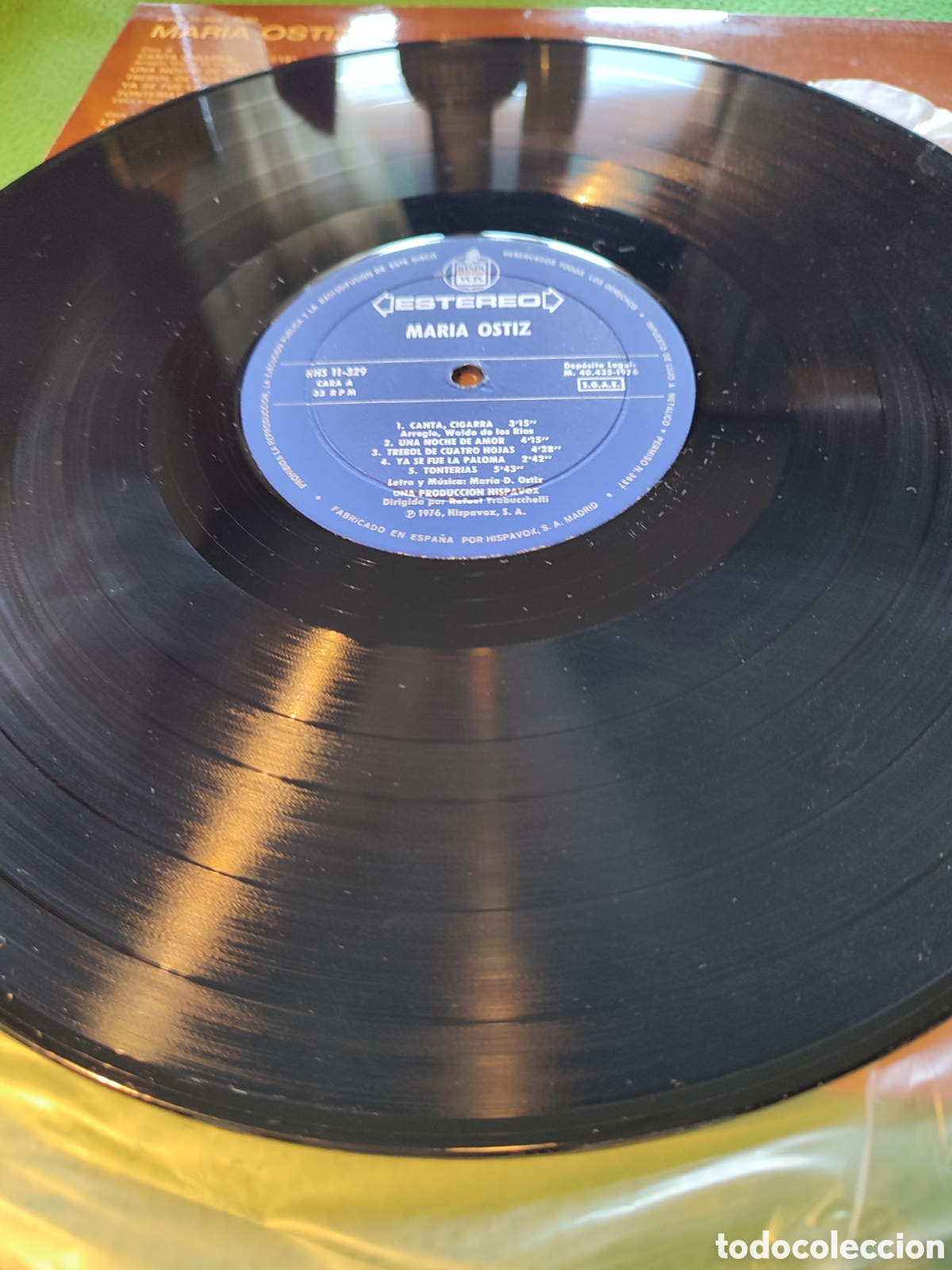 Discos de vinilo: Mar&iacute;a Ostiz - Canta cigarra - Foto 3